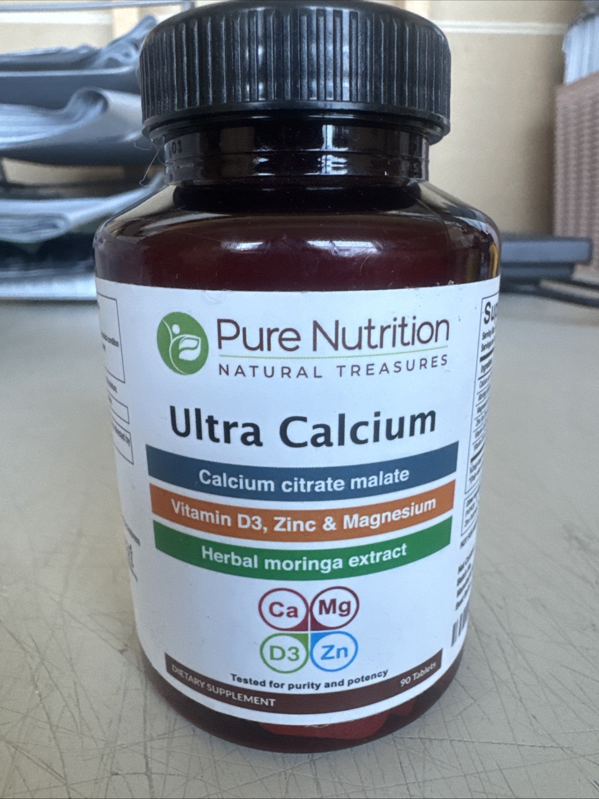Pure Nutrition Ultra Calcium – 90 Tablets – EXP 01/2027