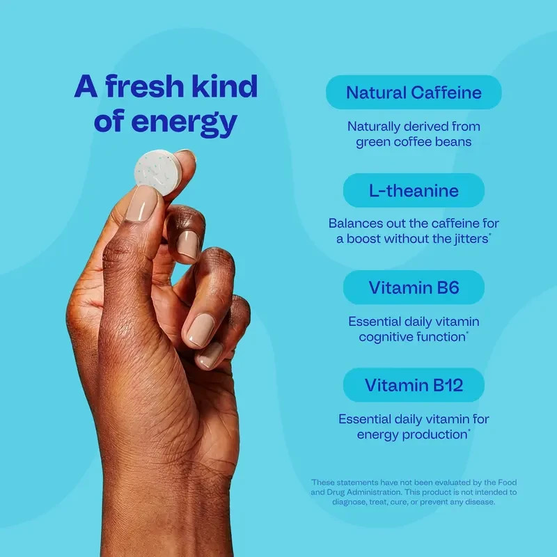 Neuro Energy & Focus Gum – 6-Pack Variety – Spearmint, Wintergreen, & Peppermint