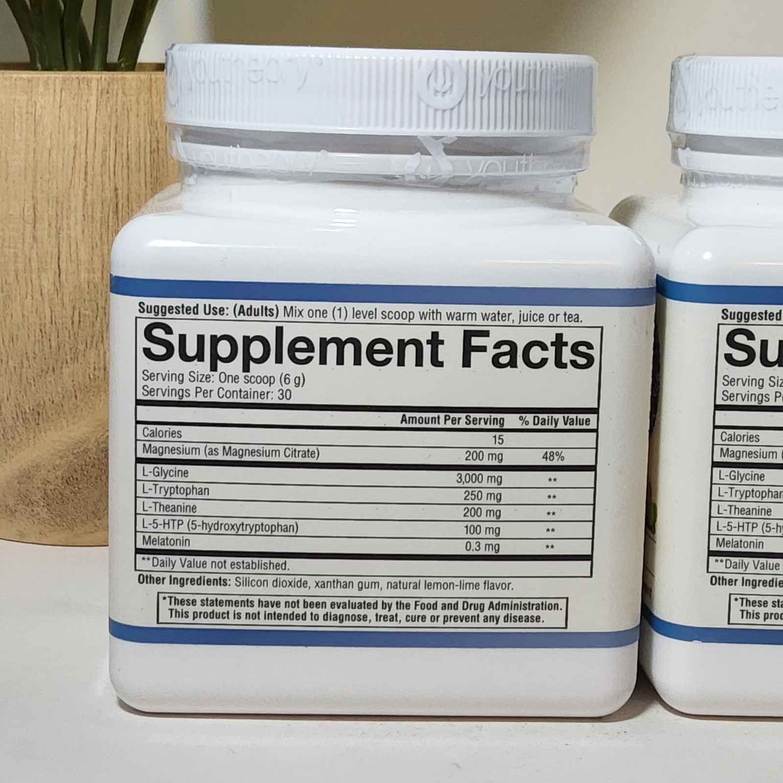 2 PACK! Youtheory Sleep Powder Lemon Lime Flavor – 6 oz. EACH Exp 9/2026 SEALED