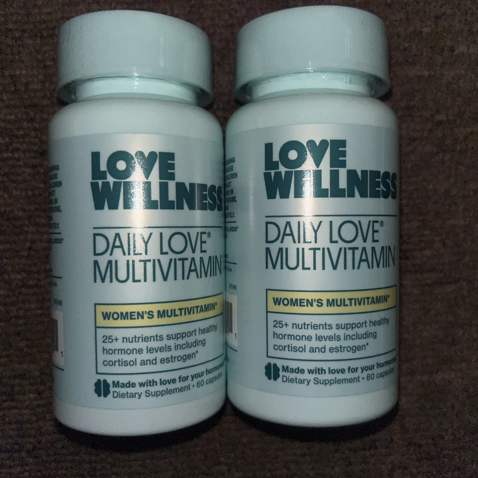 2x Daily Love Multivitamin for Women | Energy, Immune Stress Support 60 Capsules