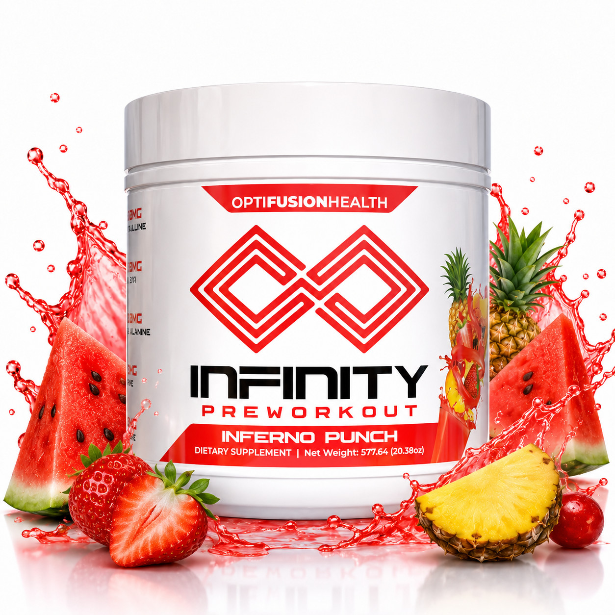 Fruit Punch Pre-Workout | Nootropics – L-Citrulline – Beta Alanine – BCAA’s
