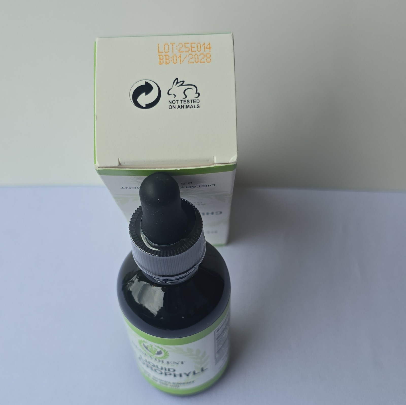Benevolent Nourishment Liquid Chlorophyll Drops 2 fl oz Alcohol Free Peppermint