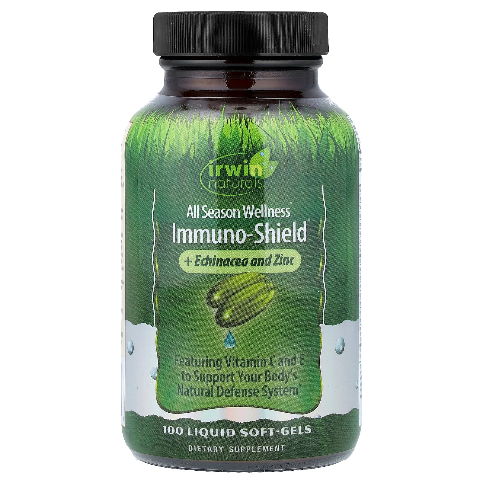 2 X Irwin Naturals, Immuno-Shield�, 100 Liquid Soft-Gels