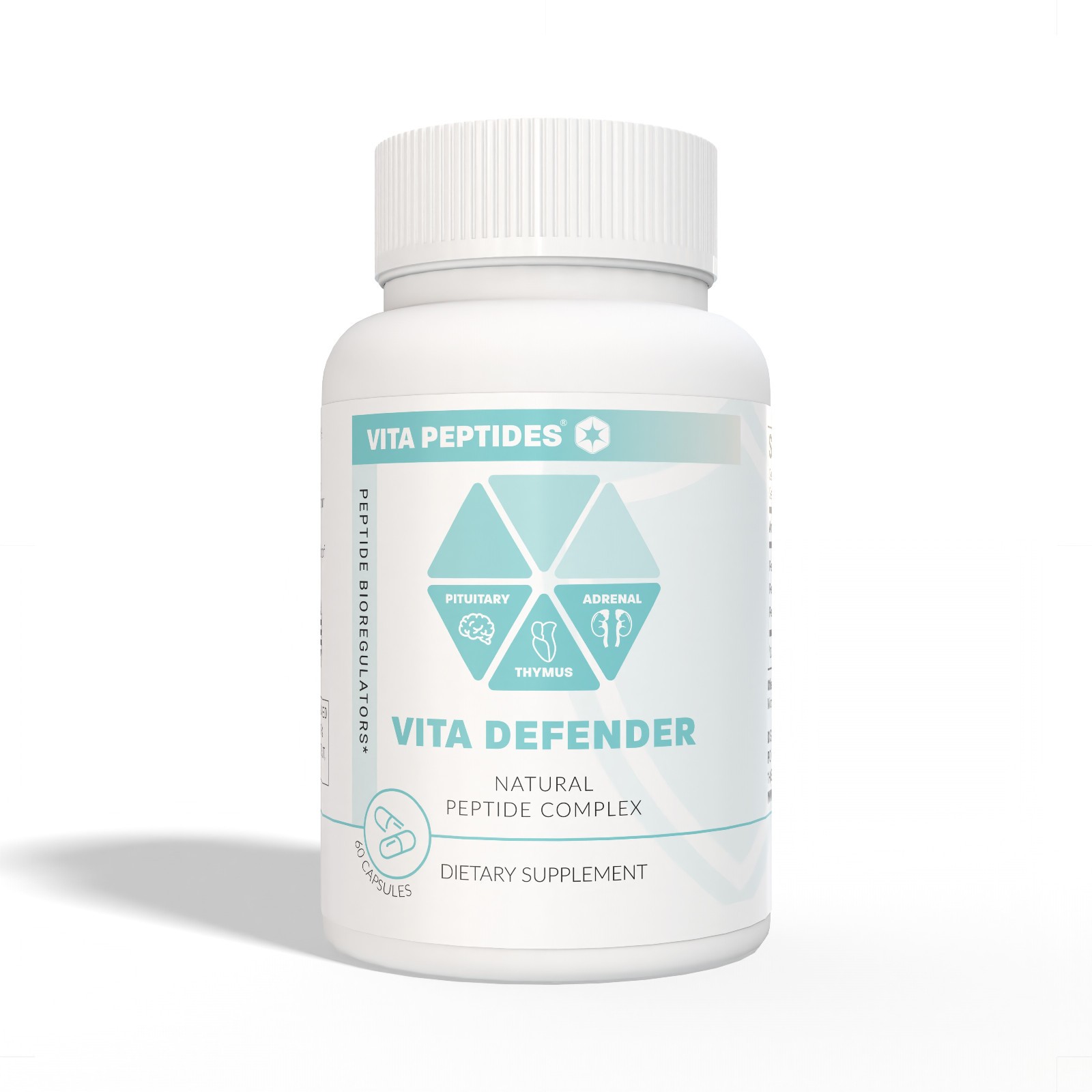 Defender – Natural Peptide Bioregulator Complex 30 & 60 Capsules – Free Shipping