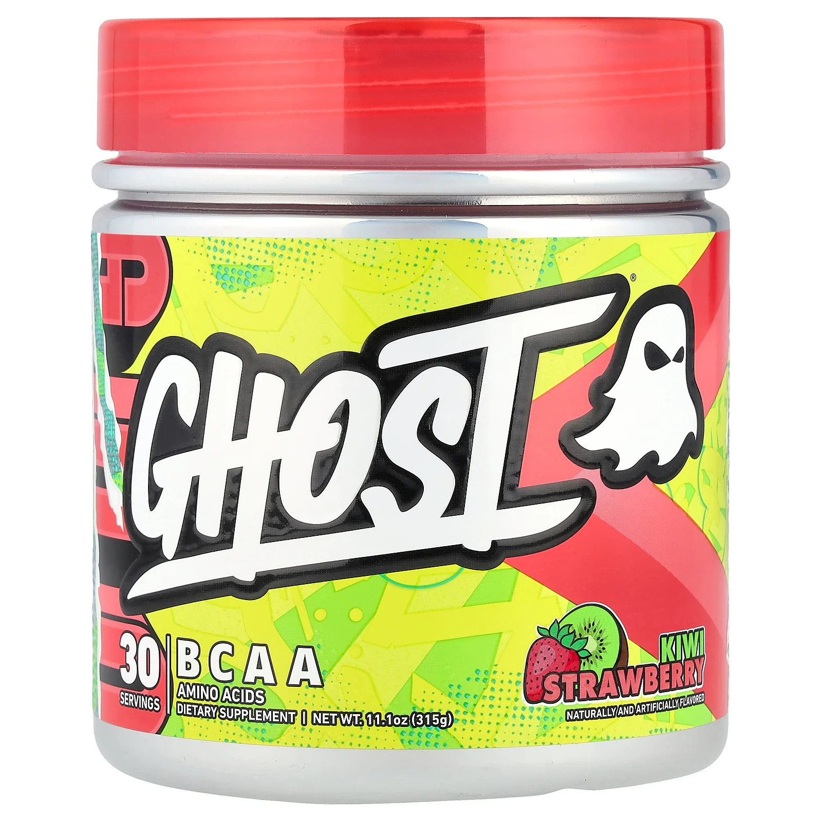 2 X Ghost, BCAA, Kiwi Strawberry, 11.1 oz (315 g)