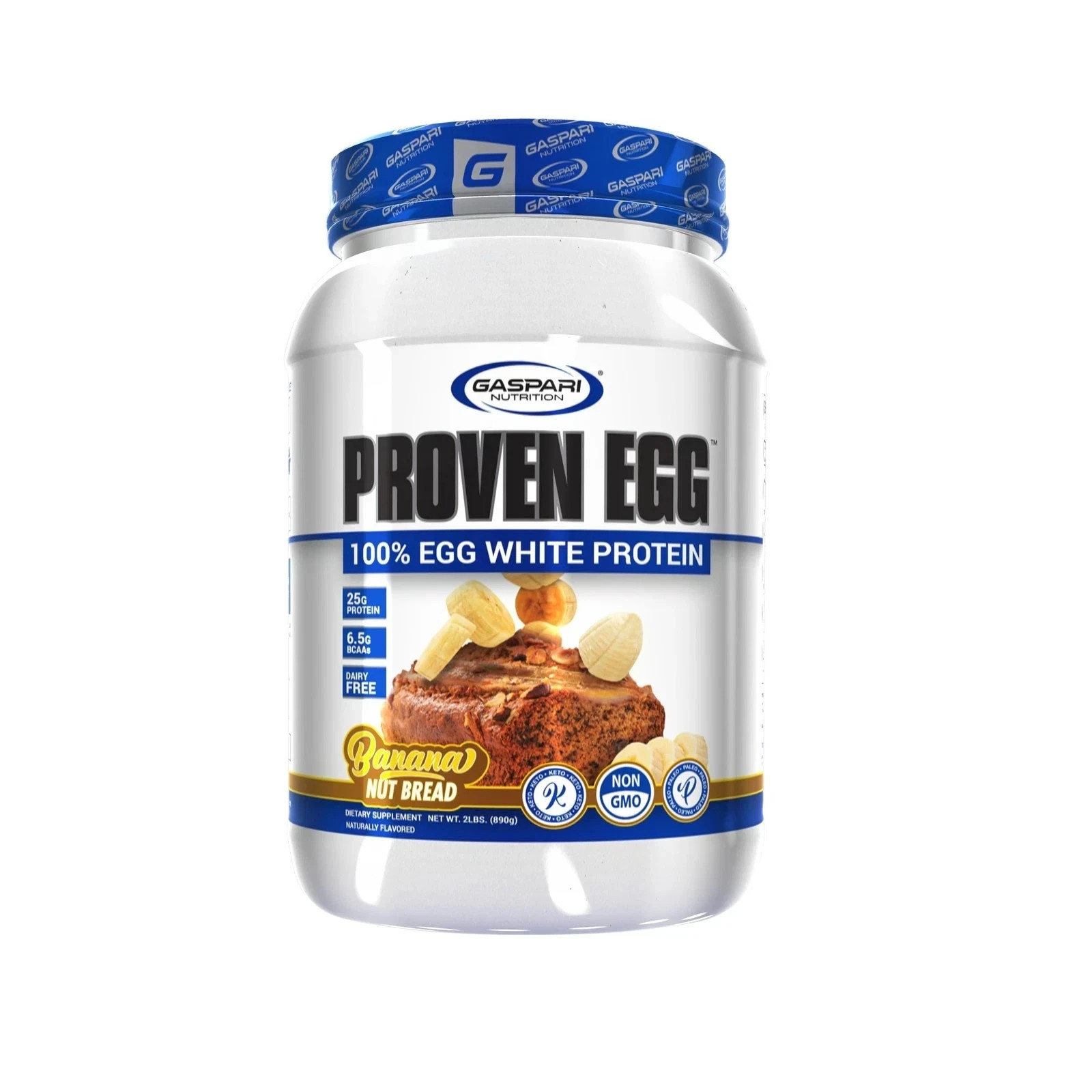 Gaspari Nutrition Proven Egg – 100% Egg White Protein – 25g Protein – Pack of 1