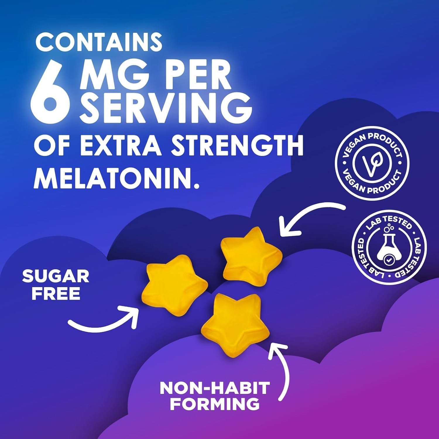 Vitamatic Sugar Free Melatonin 30mg per Gummy – 60 60 Count (Pack of 1)