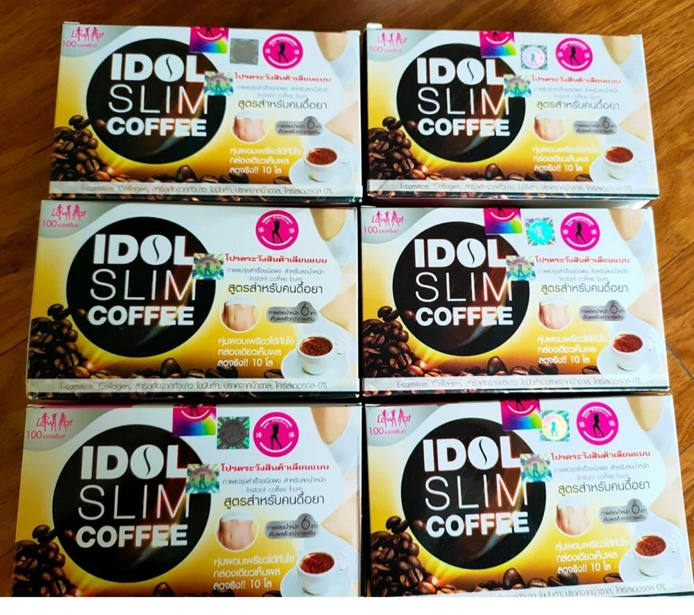 12 x Idol Slim Instant Coffee Fat Burn Block Diet Slimming Weight Loss Low Fat