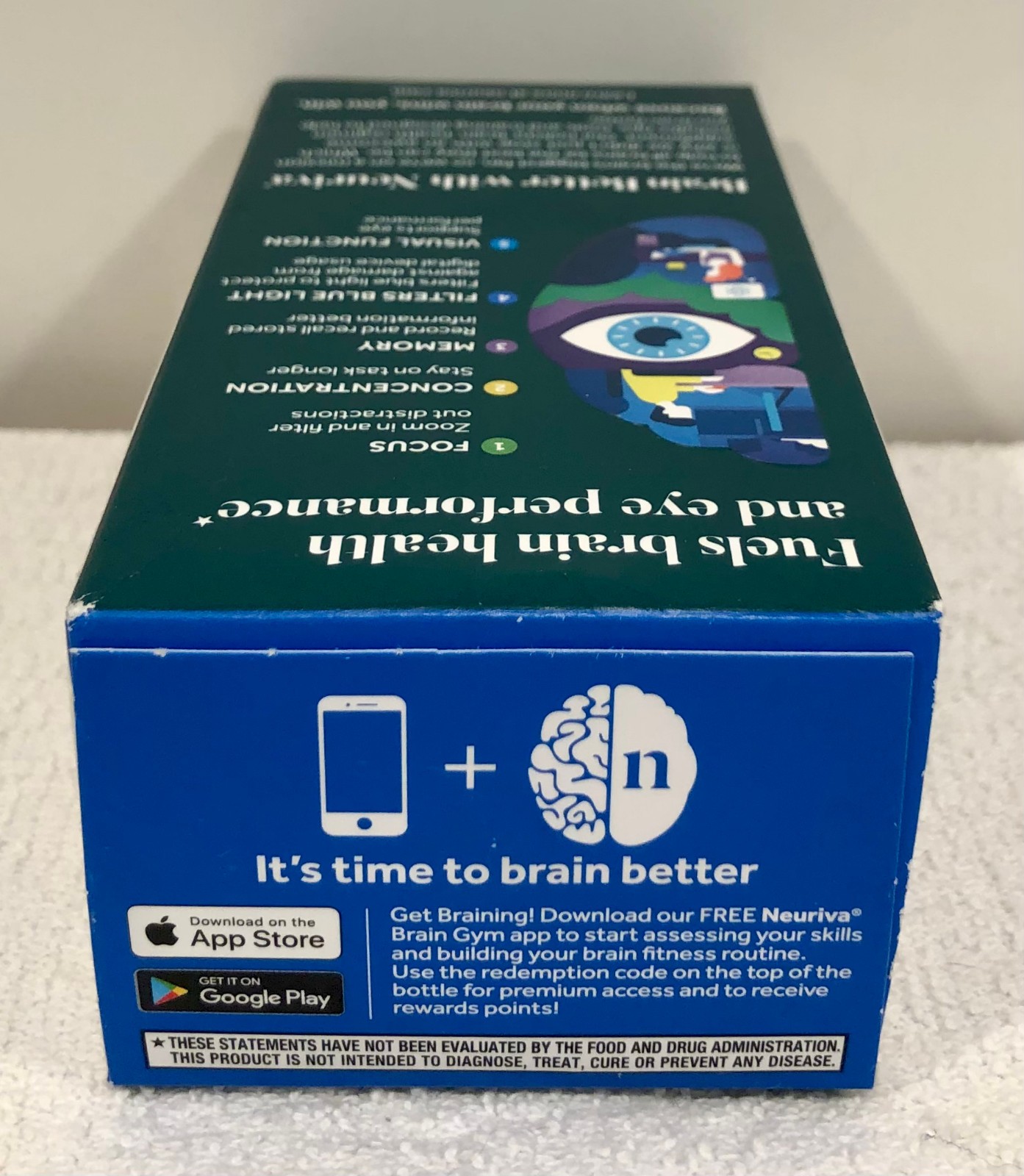 🎁 Neuriva Brain + Eye Supplement Nootropic Focus Concentration GENUINE Plus 🎁