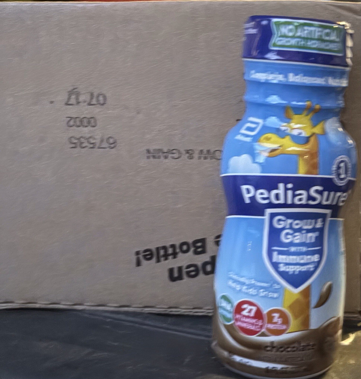 24 Bottles Chocolate PediaSure Grow & Gain w/ Immune Support Kids Protein Shake