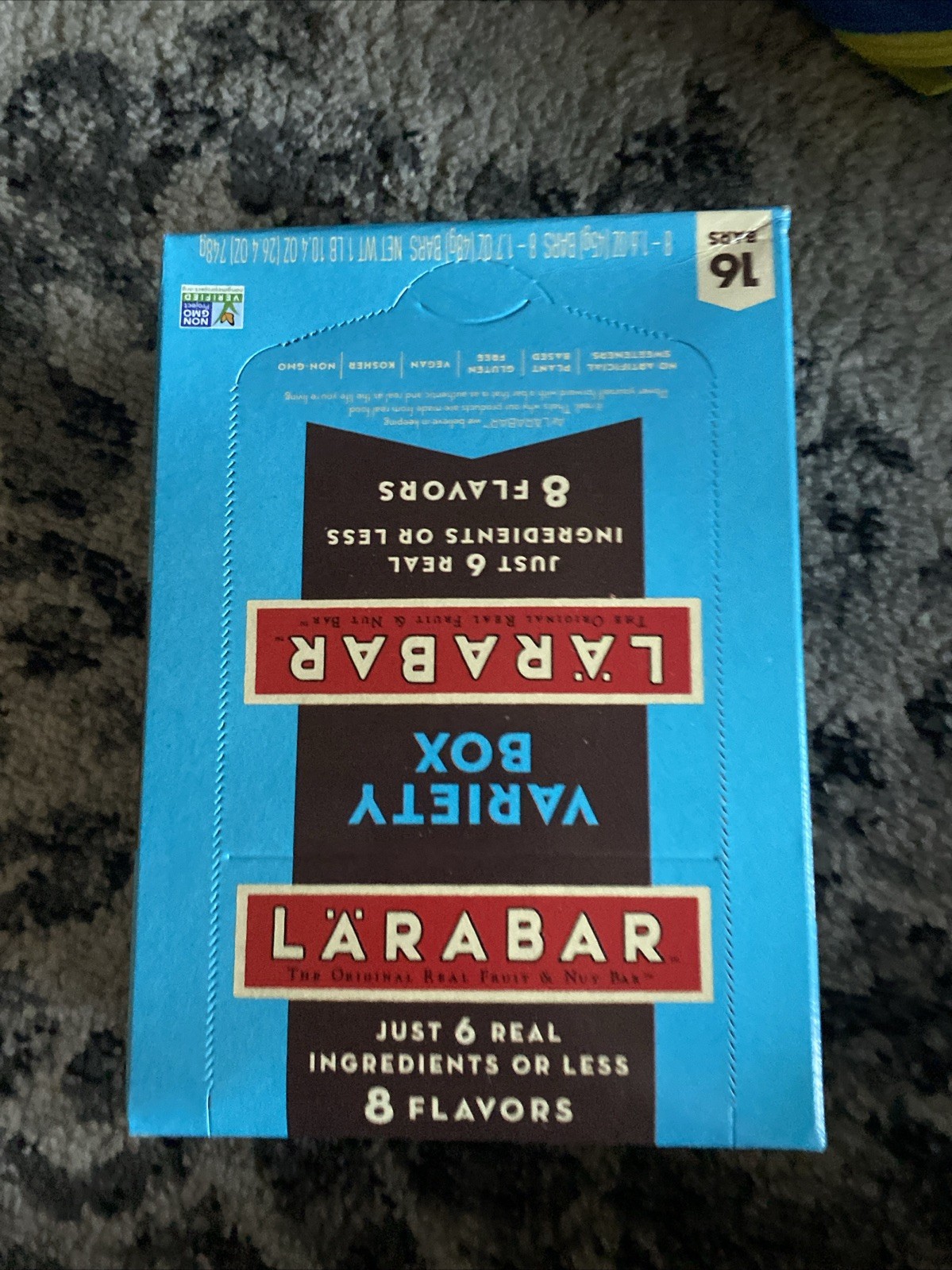 Larabar Variety Pk Gluten Free Vegan Kosher Fruit & Nut Bar 1.6 oz 16ct READ
