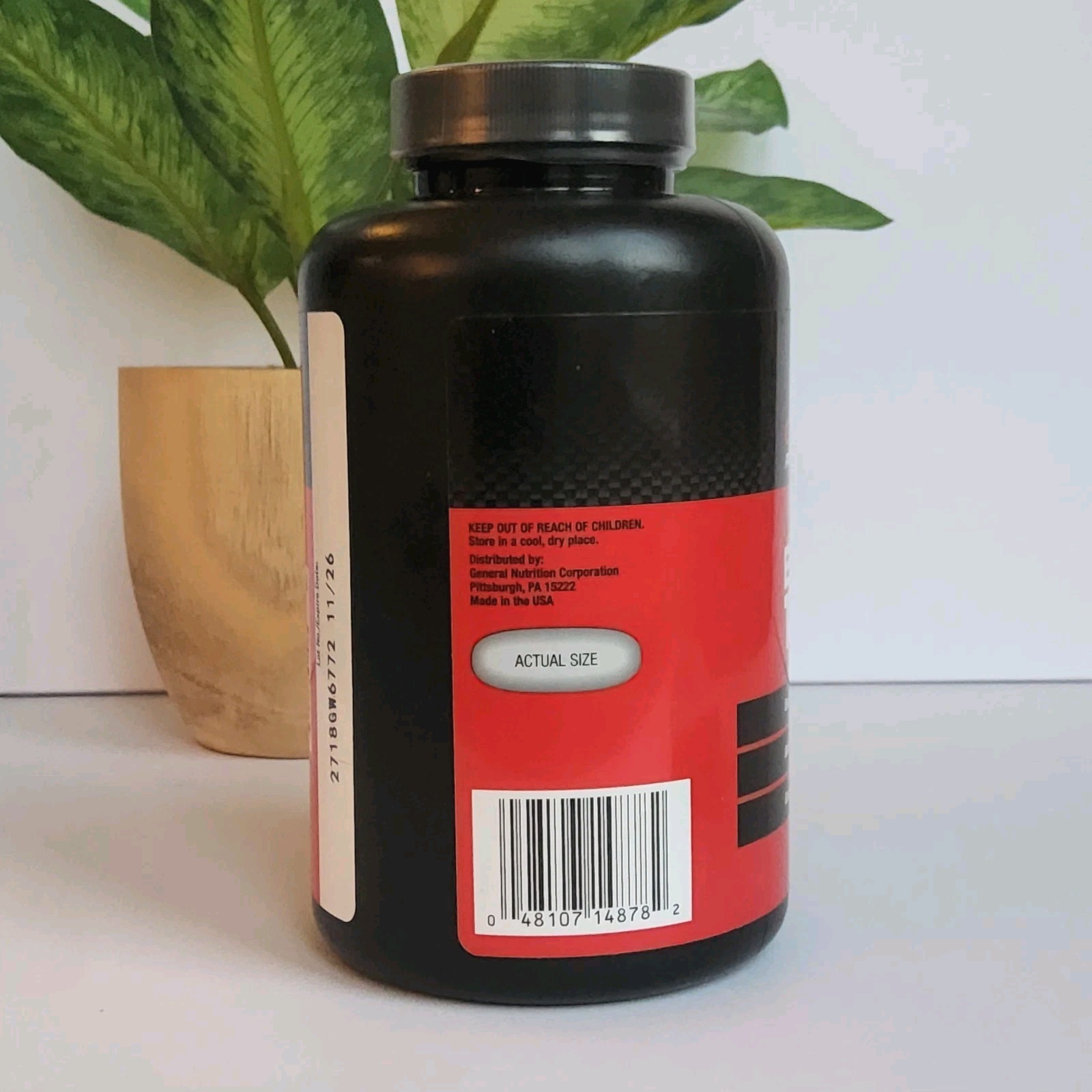 120 Capsules- GNC PRO PERFORMANCE BCAA 1800mg Amino – Exp: 11/26