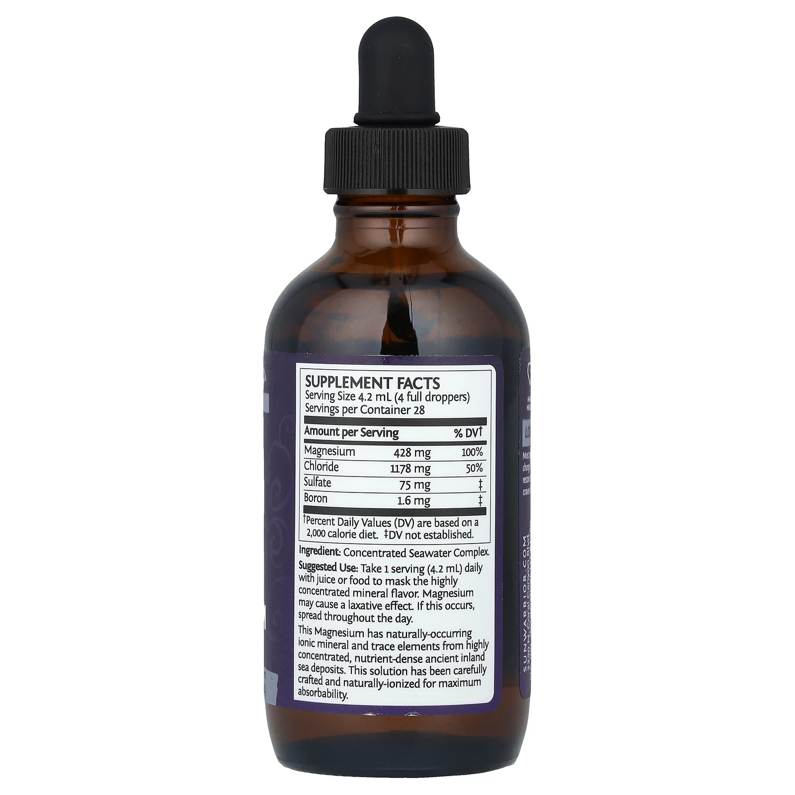 2 X Sunwarrior, Magnesium, 4 fl oz (118 ml)