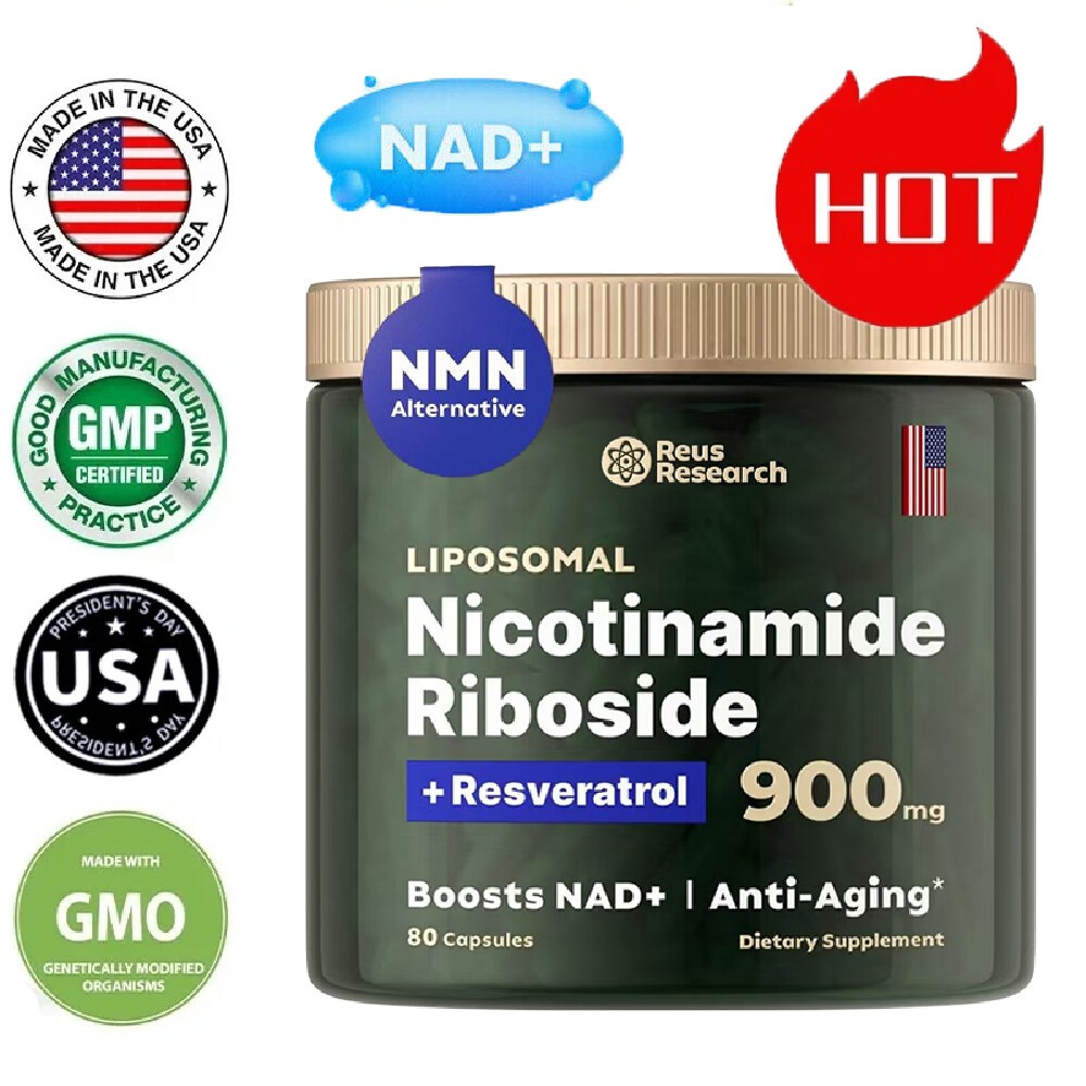 900mg Liposomal Nicotinamide Resveratrol Anti-Aging Energy