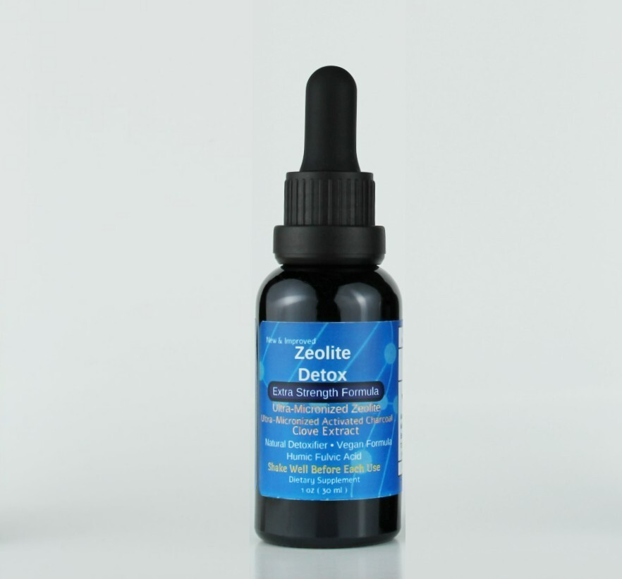 Liquified Zeolite Extra Strength GLASS BOTTLE No Plastic Liquid detox exp12/25