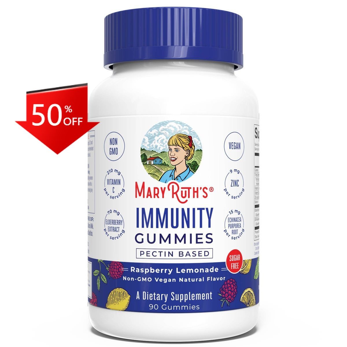 MaryRuth’s Sugar Free Immunity Vegan Gummies – 90ct: Multivitamins