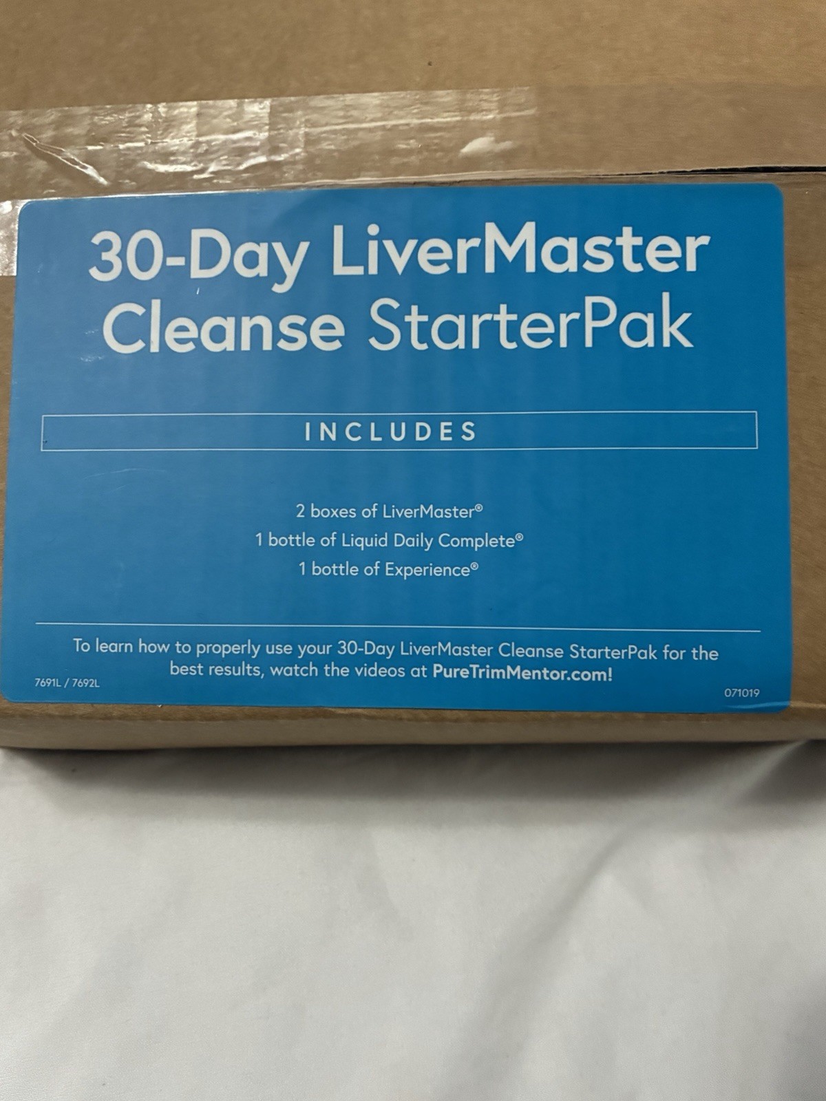 PureTrim LiverMaster 30-Day Cleanse Starter Pack Daily Complete Experience New