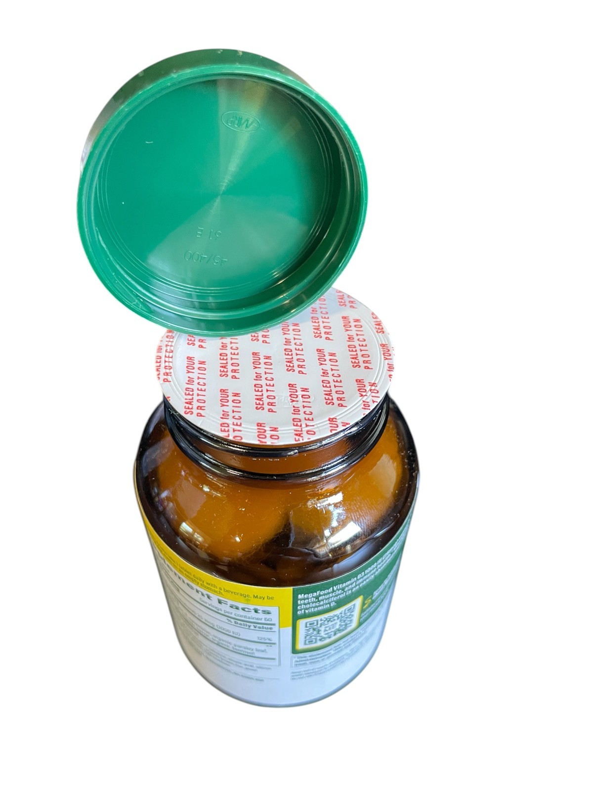 Sealed – MegaFood Vitamin D3 (25 mcg) Gluten-Free, Non-GMO, Kosher – 60 tablets