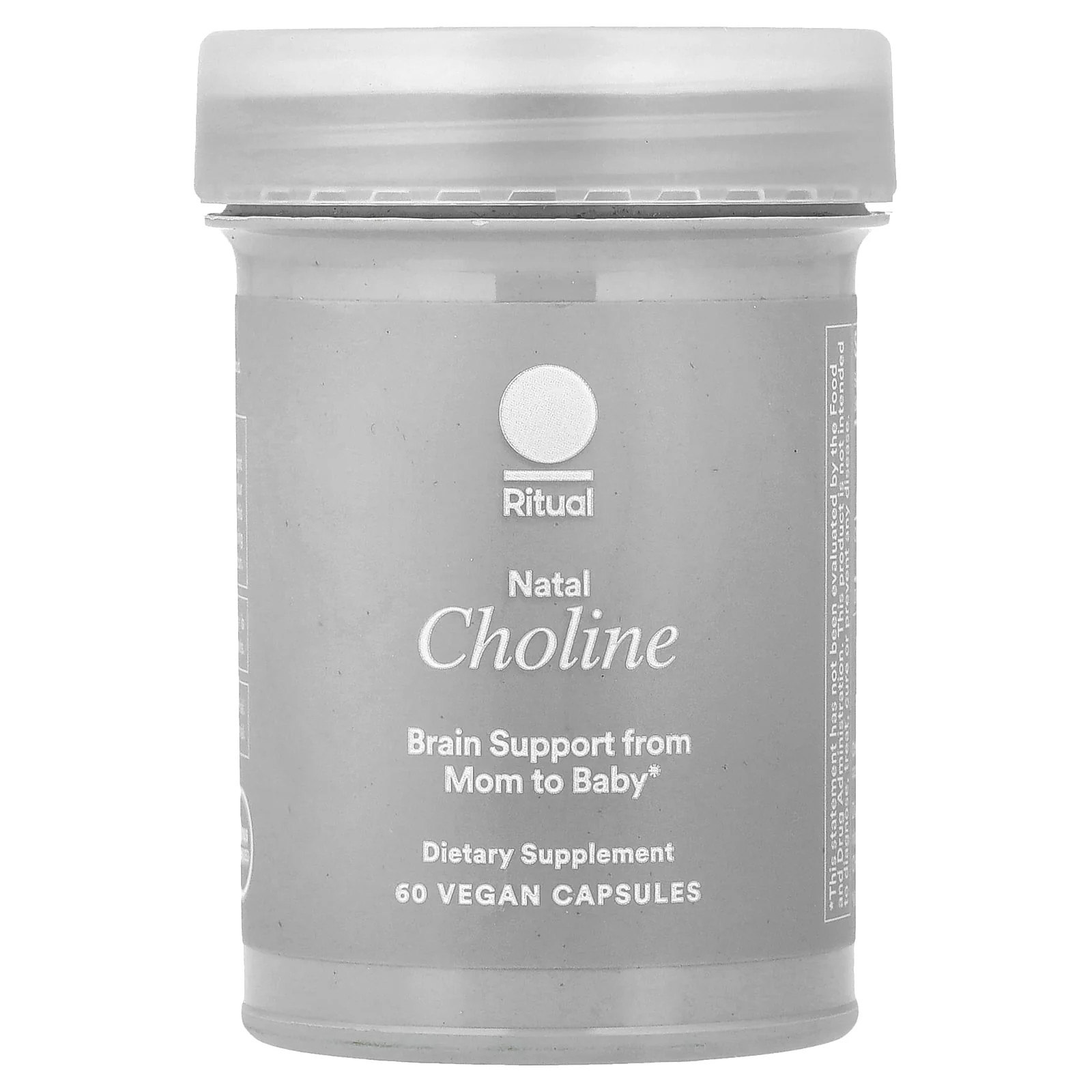 2 X Ritual, Natal Choline, Citrus, 60 Vegan Capsules (275 mg per Capsule)