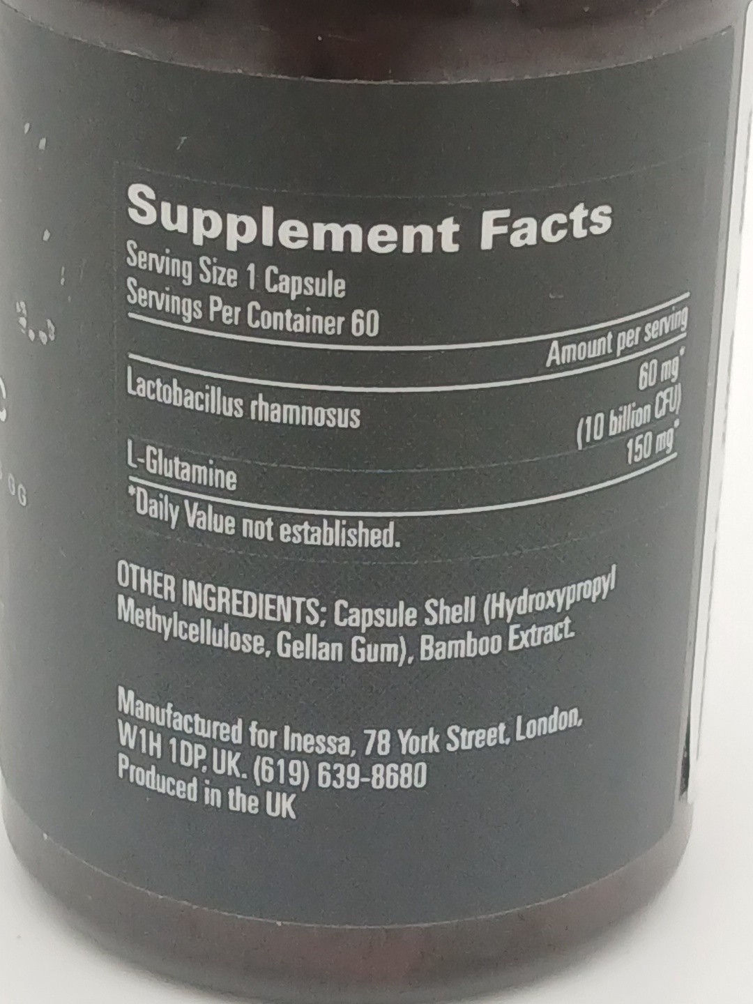 Inessa Advanced Daily Biotic Probiotic 10 Billion CFU 60 Capsules