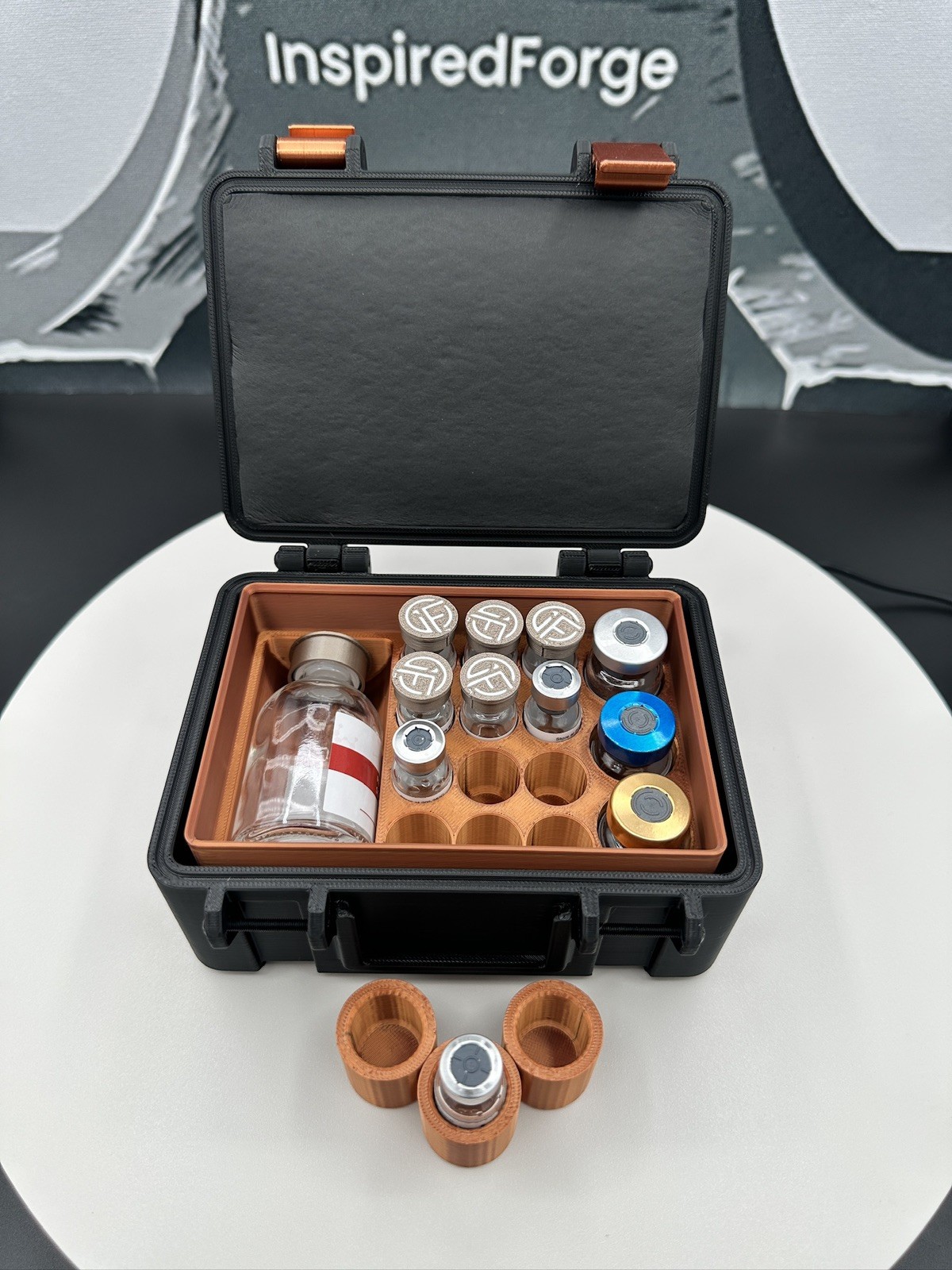 Peptide Storage Case, 3ml, 10ml and 30ml, Peptide organizer