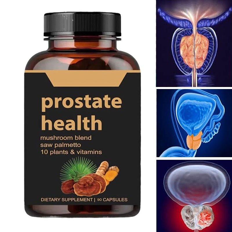 Prostate Health Capsules Support for Men’s Wellness plant-based Body-Care 90 Cap