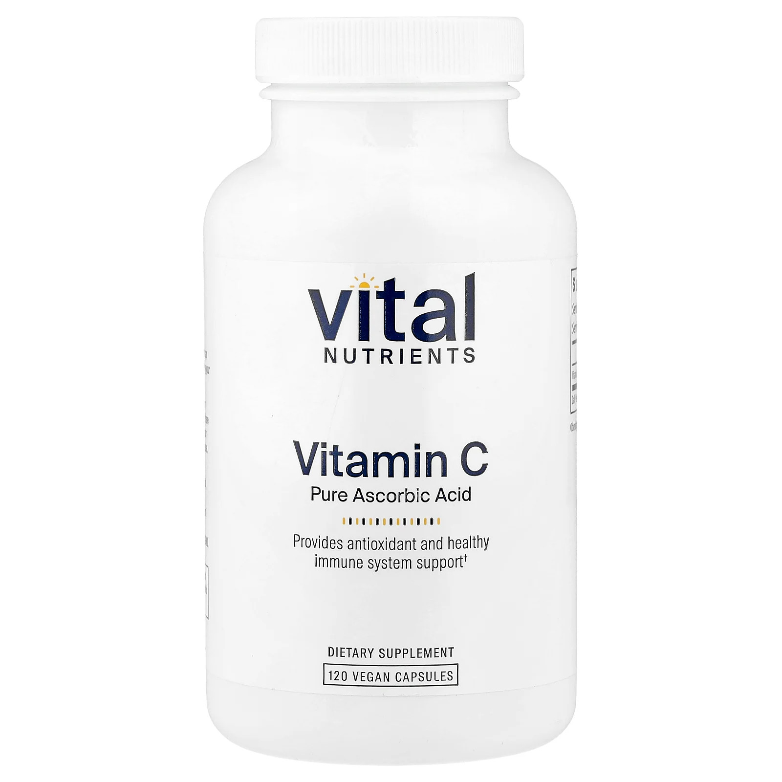 2 X Vital Nutrients, Vitamin C, 120 Vegan Capsules (1,000 mg per Capsule)
