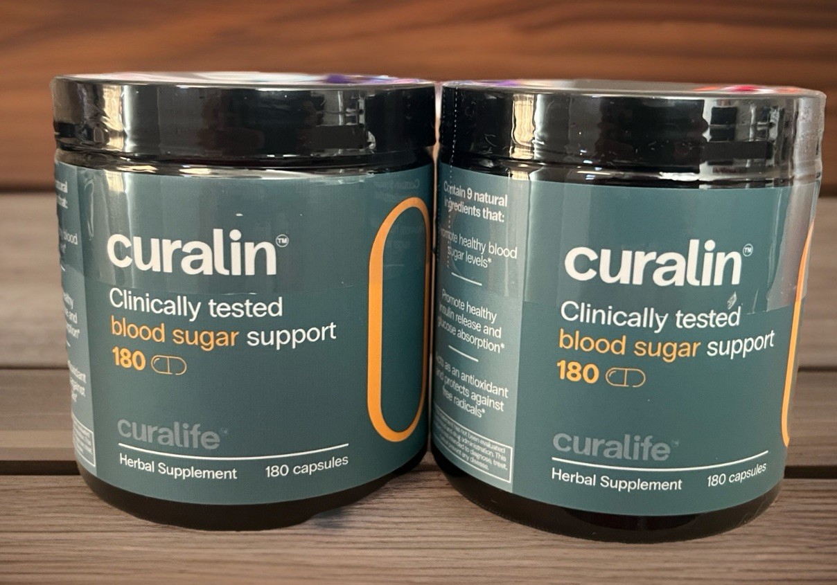 2X Curalin Blood Sugar Complex: 9 Herb Blend Cinnamon Bitter Melon Gymnema 2027