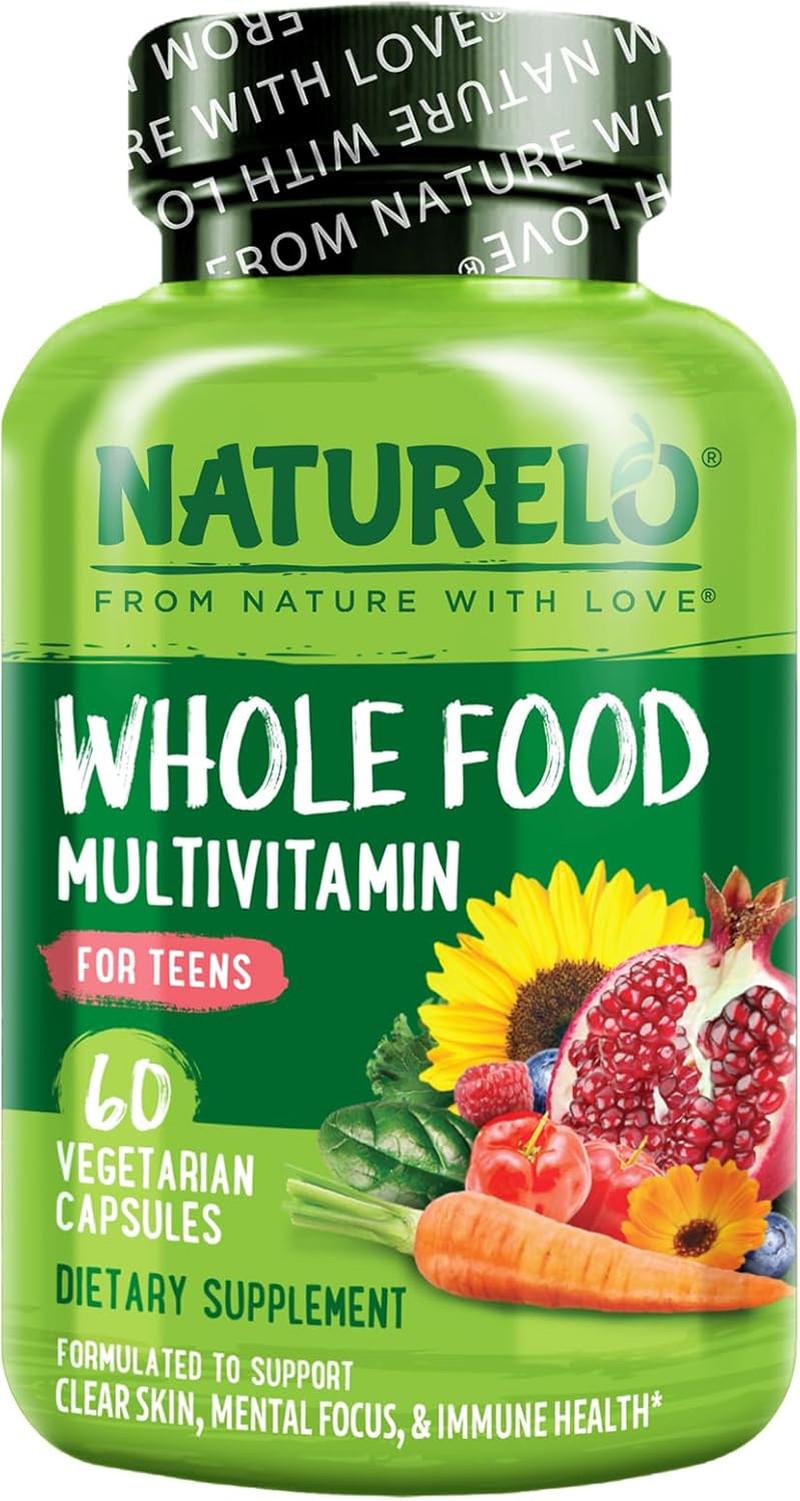 Whole Food Multivitamin for Teens – Vitamins and Minerals for Teenage Boys an…
