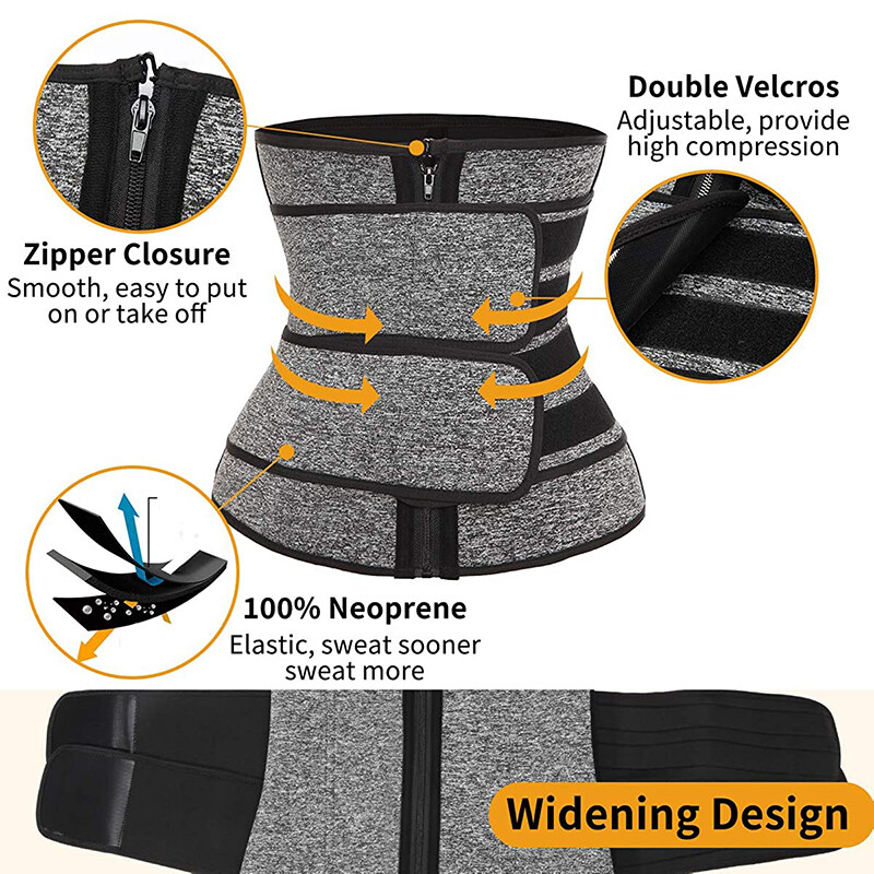 Fajas Neoprene Waist Trainer Weight Loss for Women Sweat Body Shaper Belt Girdle