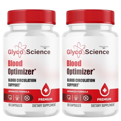 GlycoScience Blood Sugar Support Supplement Capsules Natural 2 Pack 120Ct