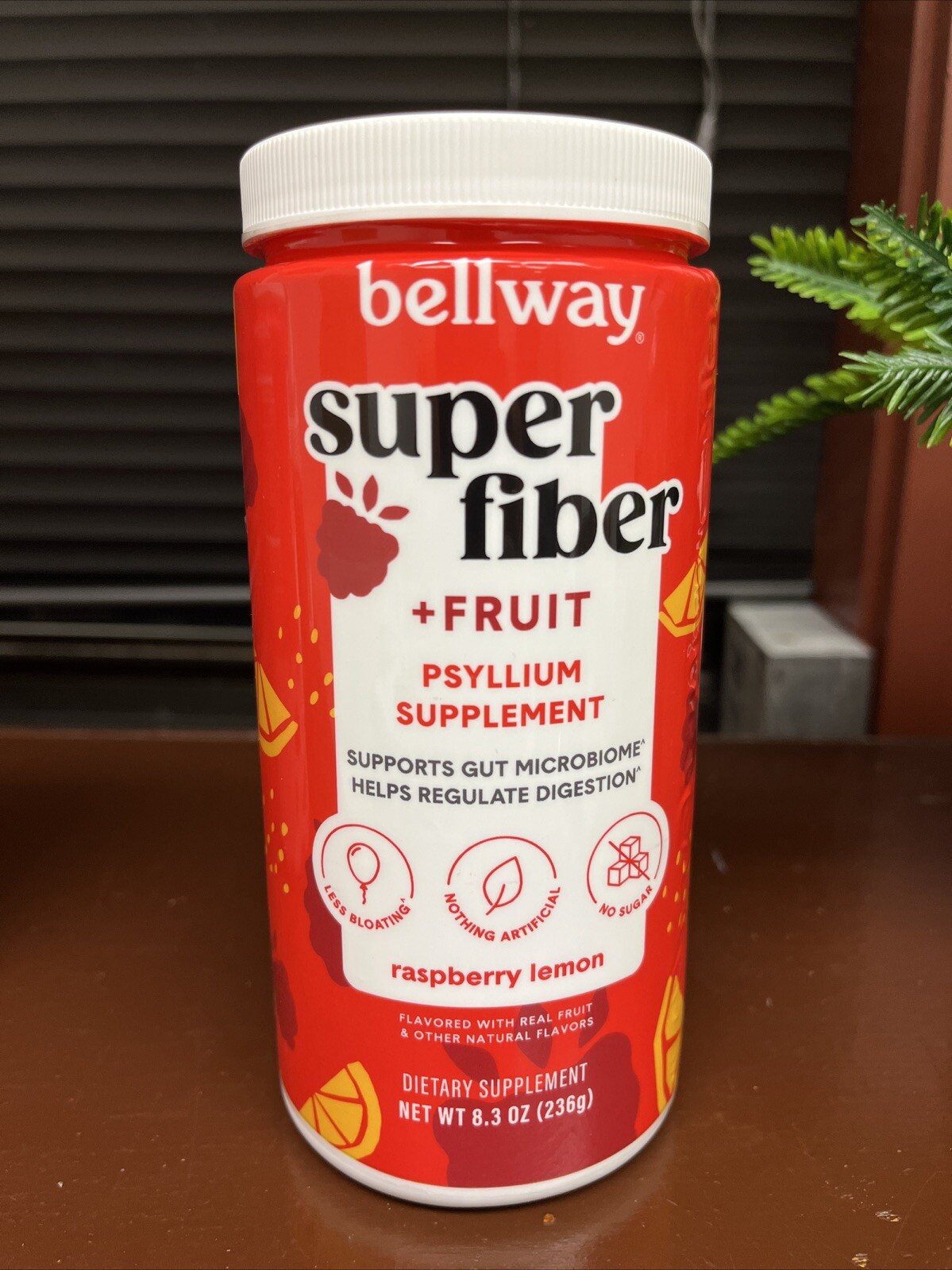 Bellway Raspberry Lemon Super Fiber + Fruit 8.3 Oz – EXP 09/2025 or 03/2026