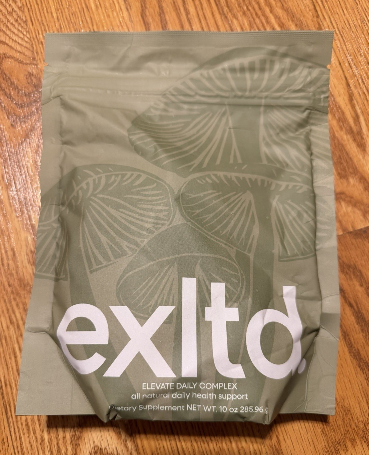 exitd. Elevate Daily Complex Powder Daily Supplement No Gluten Dairy Soy 10 oz
