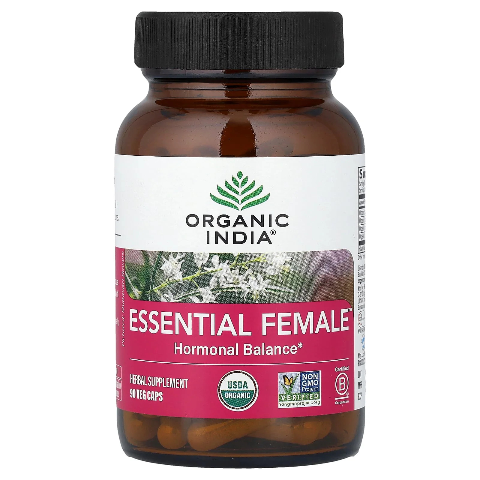 2 X Organic India, Essential Female�, Hormonal Balance, 90 Veg Caps