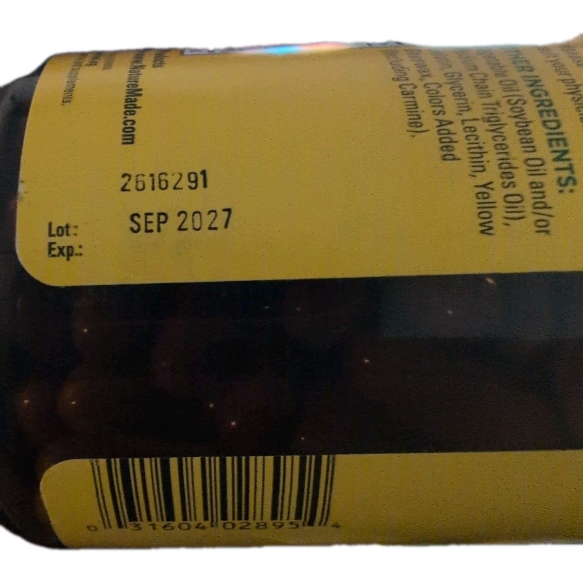 Nature Made High Absorption Magnesium Citrate 250mg, 120 Softgels EXP: 09/2027