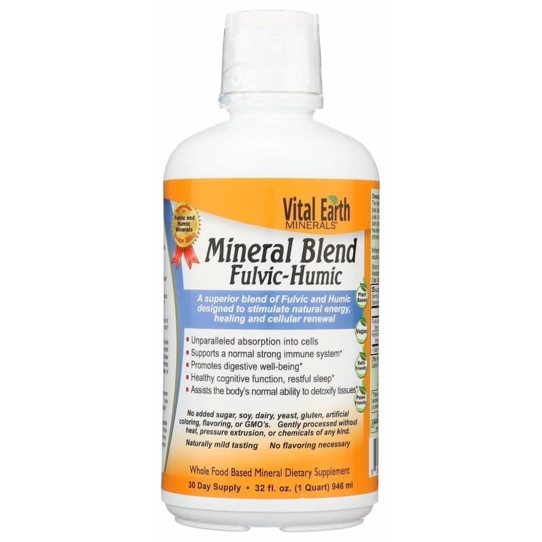 Vital Earth Minerals Mineral Fulvic Humic Blend 32oz
