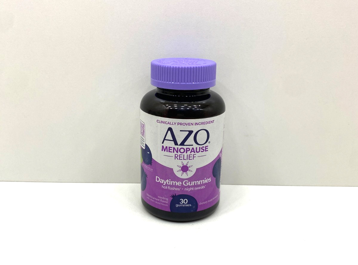 NEW AZO Menopause Relief Daytime Gummies Hot Flashes Night Sweats SEALED 11/26