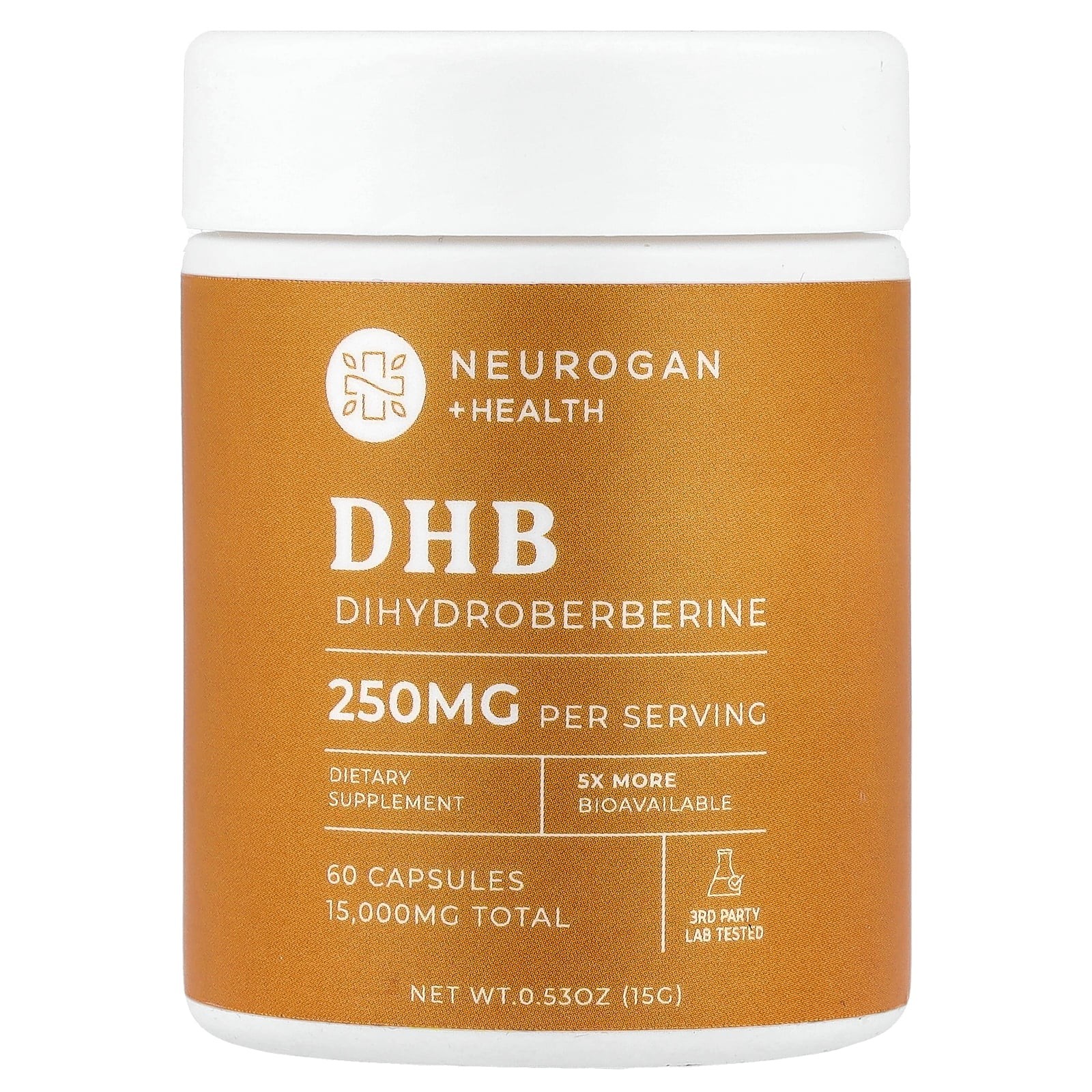 2 X Neurogan Health, DHB, 250 mg, 60 Capsules