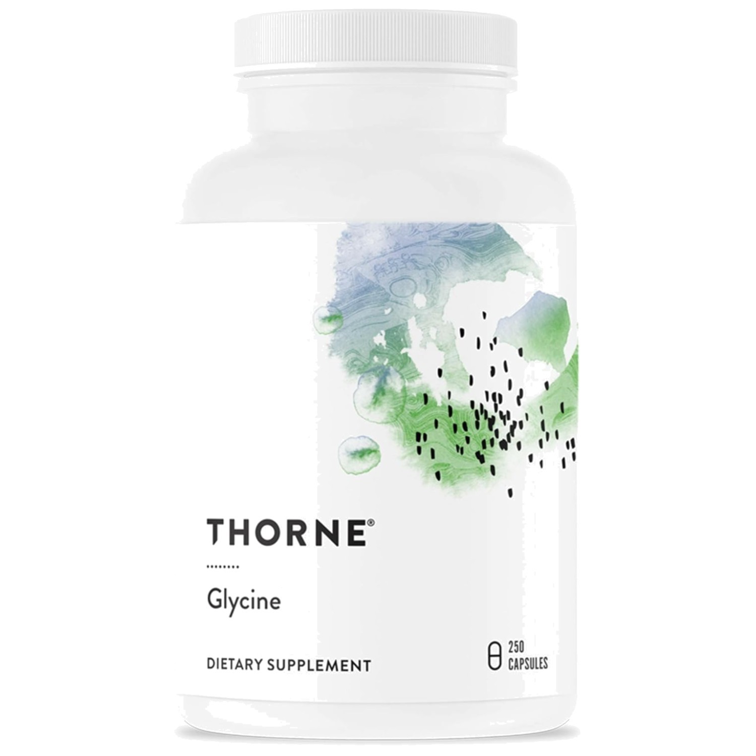 Third-Party Certified Glycine – 250 Capsules for Stress Relief & Detoxification