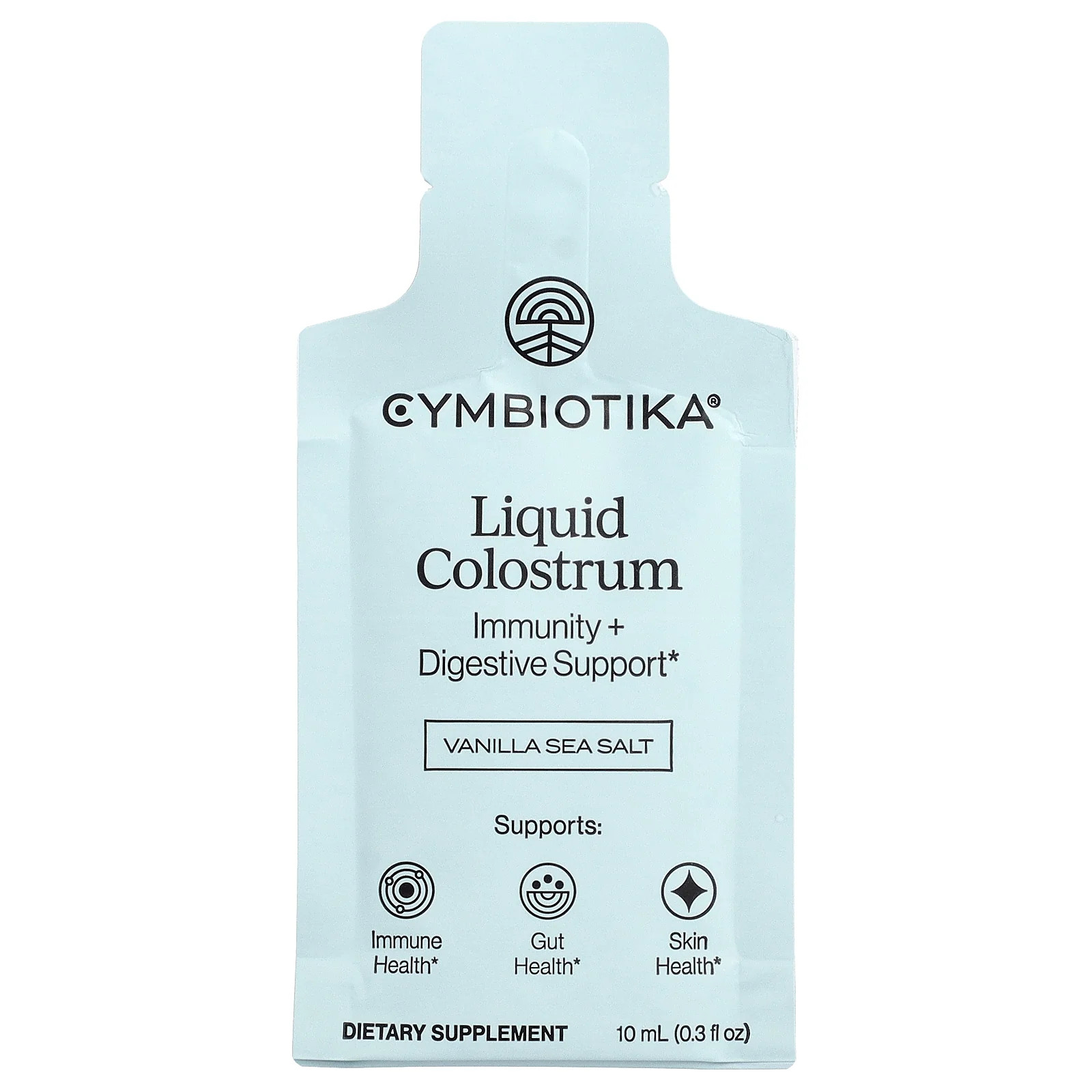 2 X Cymbiotika, Liquid Colostrum, Vanilla Sea Salt, 26 Liquid Packets, 0.3 fl o