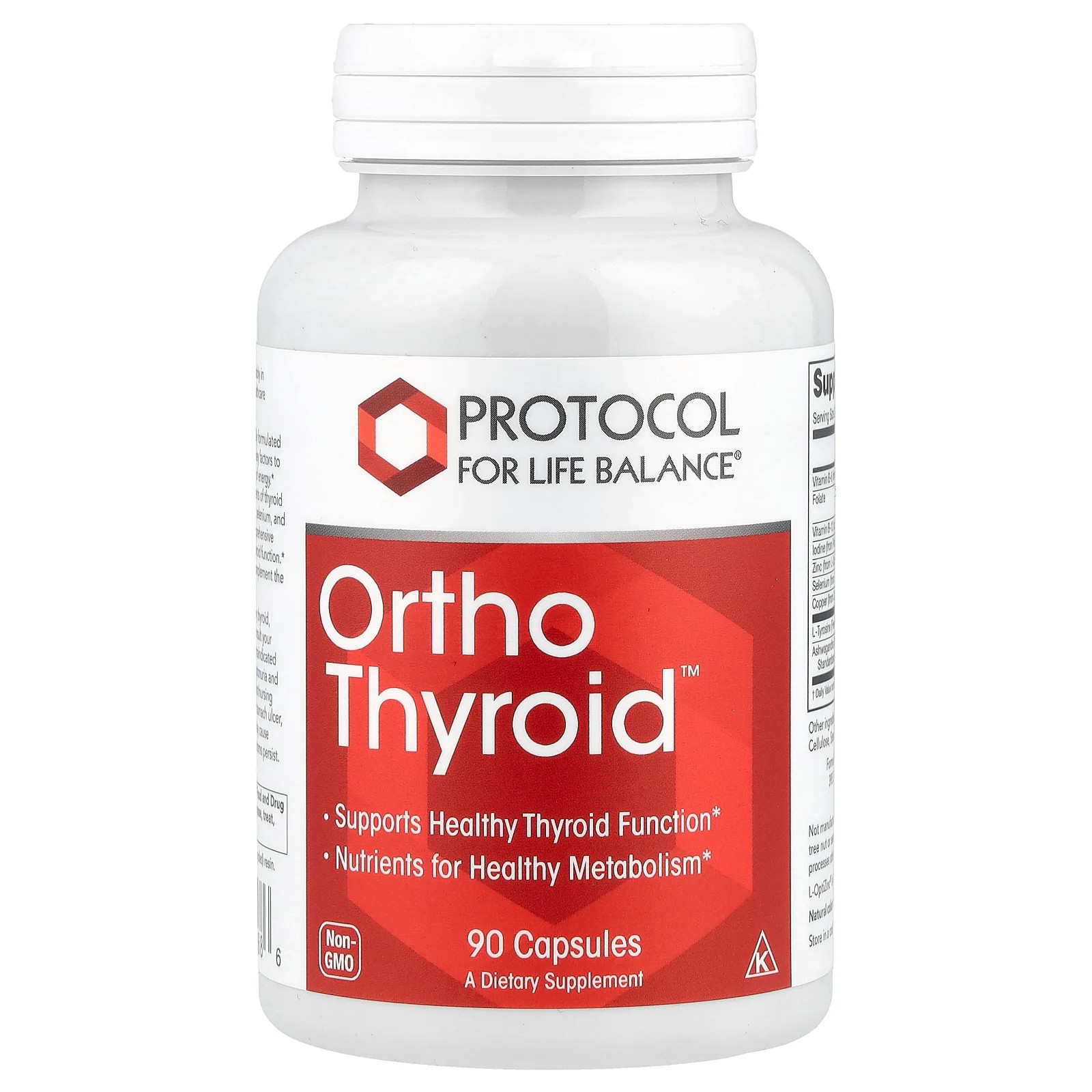 2 X Protocol for Life Balance, Ortho Thyroid�, 90 Capsules