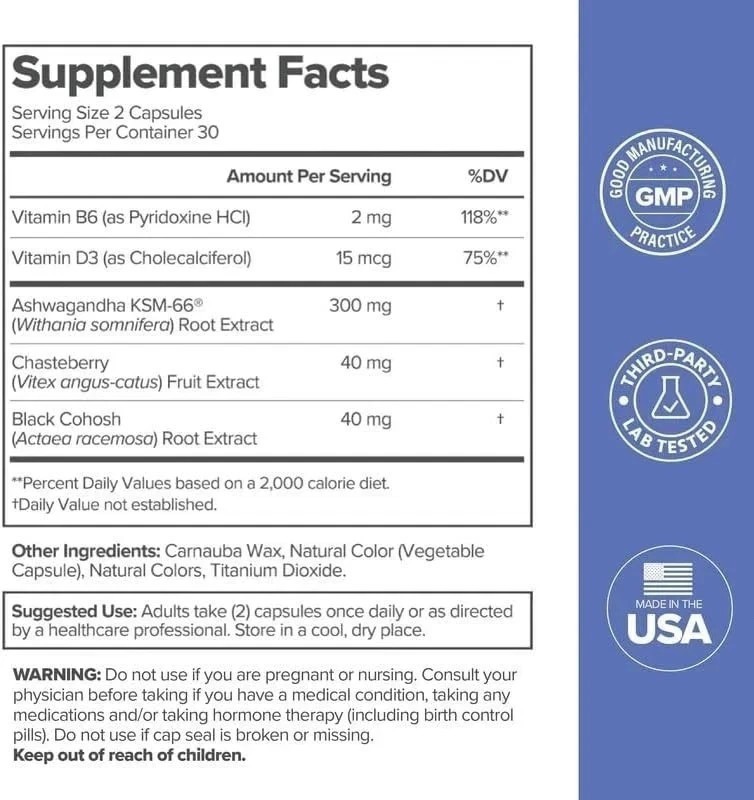 O Servings MENO Vitamins for Menopause-Menopause Supplement for Women-30 Positiv