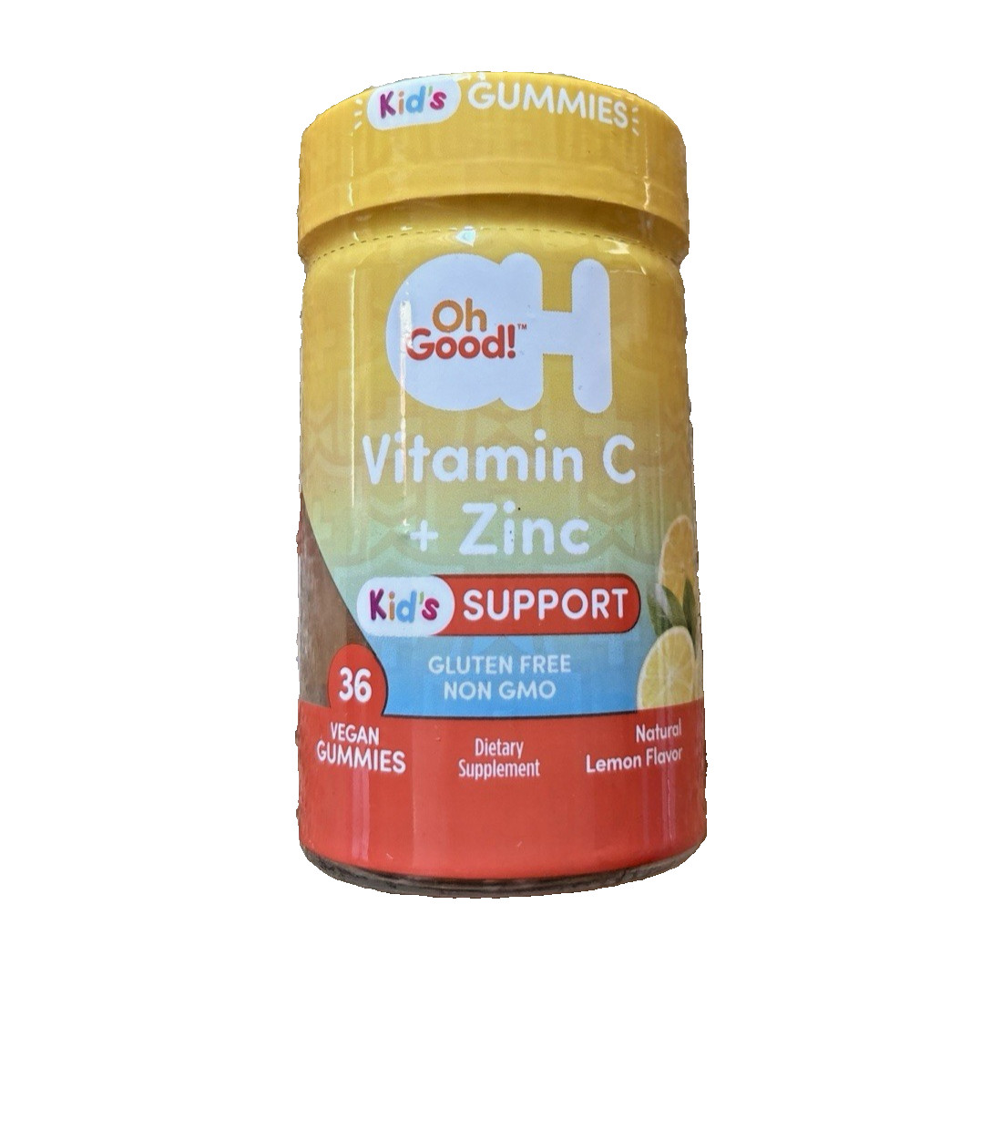 OH GOOD VITAMIN C + ZINC IMMUNE SUPPORT VITAMINS 36 GUMMIES