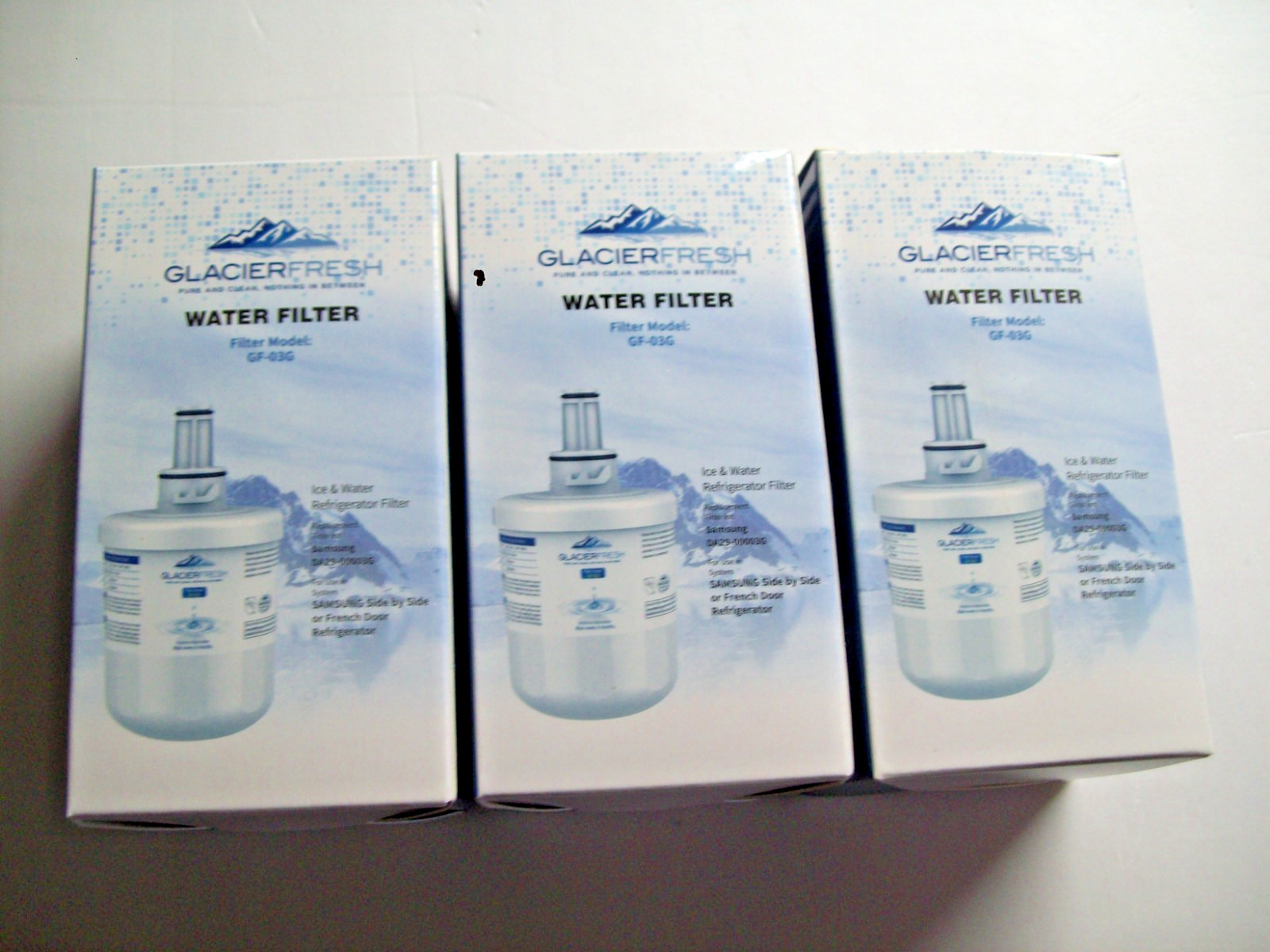 Pack of 3 – GLACIER FRESH GF-03G Water Filter Compatible with Samsung Aqua-Pure