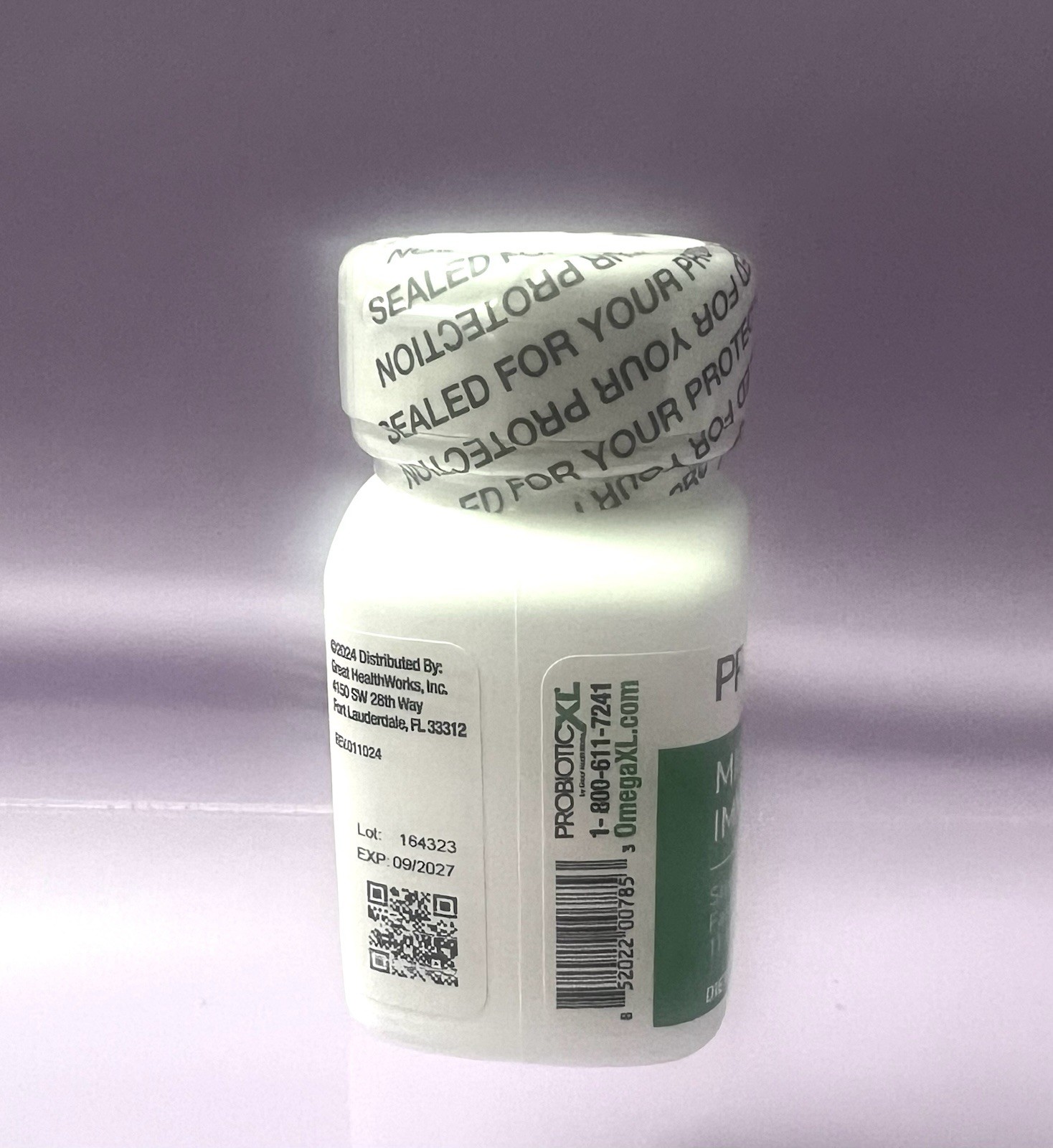 ProbioticXL Probiotic Immune & Digestive Support Shelf Stable 30 Capsules