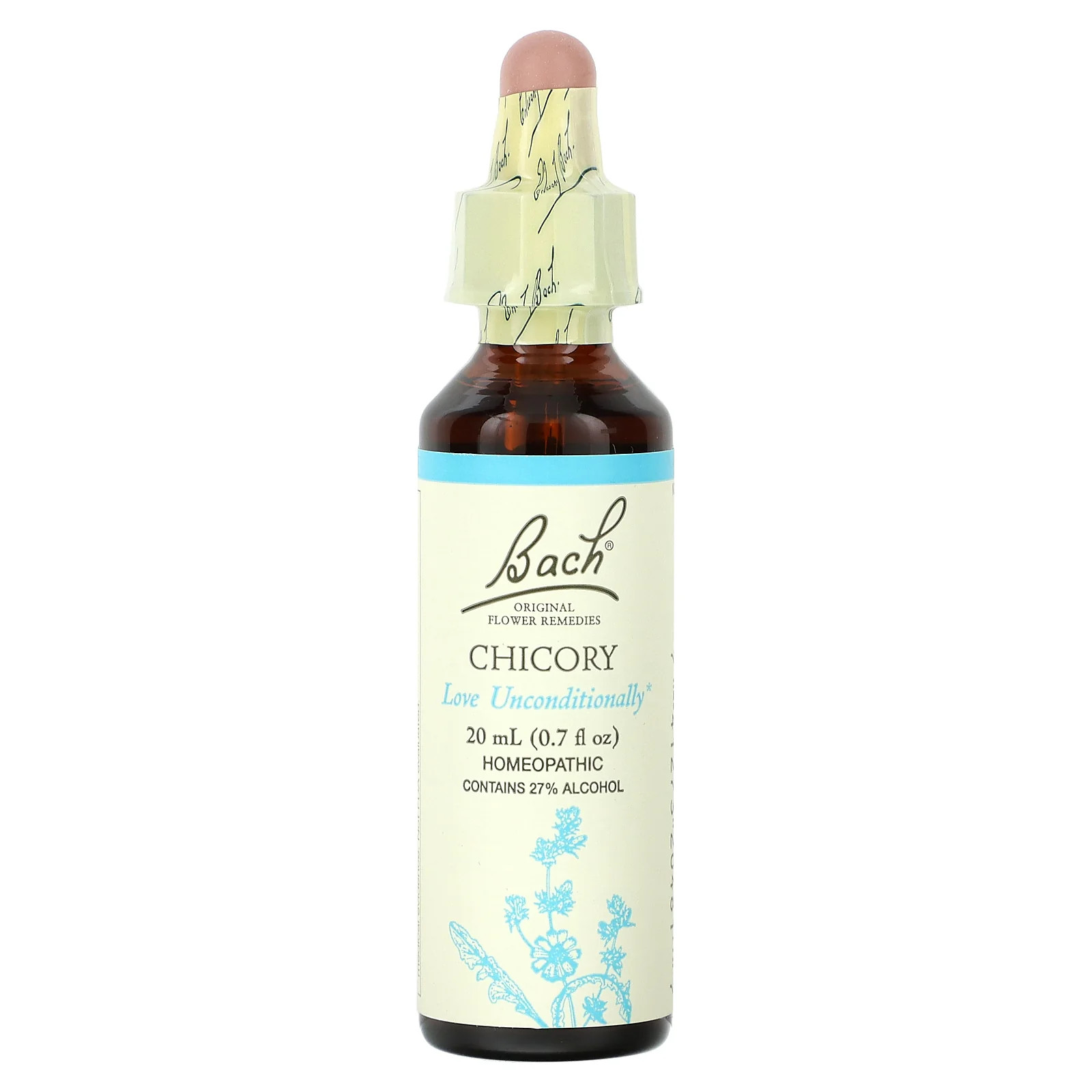 2 X Bach, Original Flower Remedies, Chicory, 0.7 fl oz (20 ml)