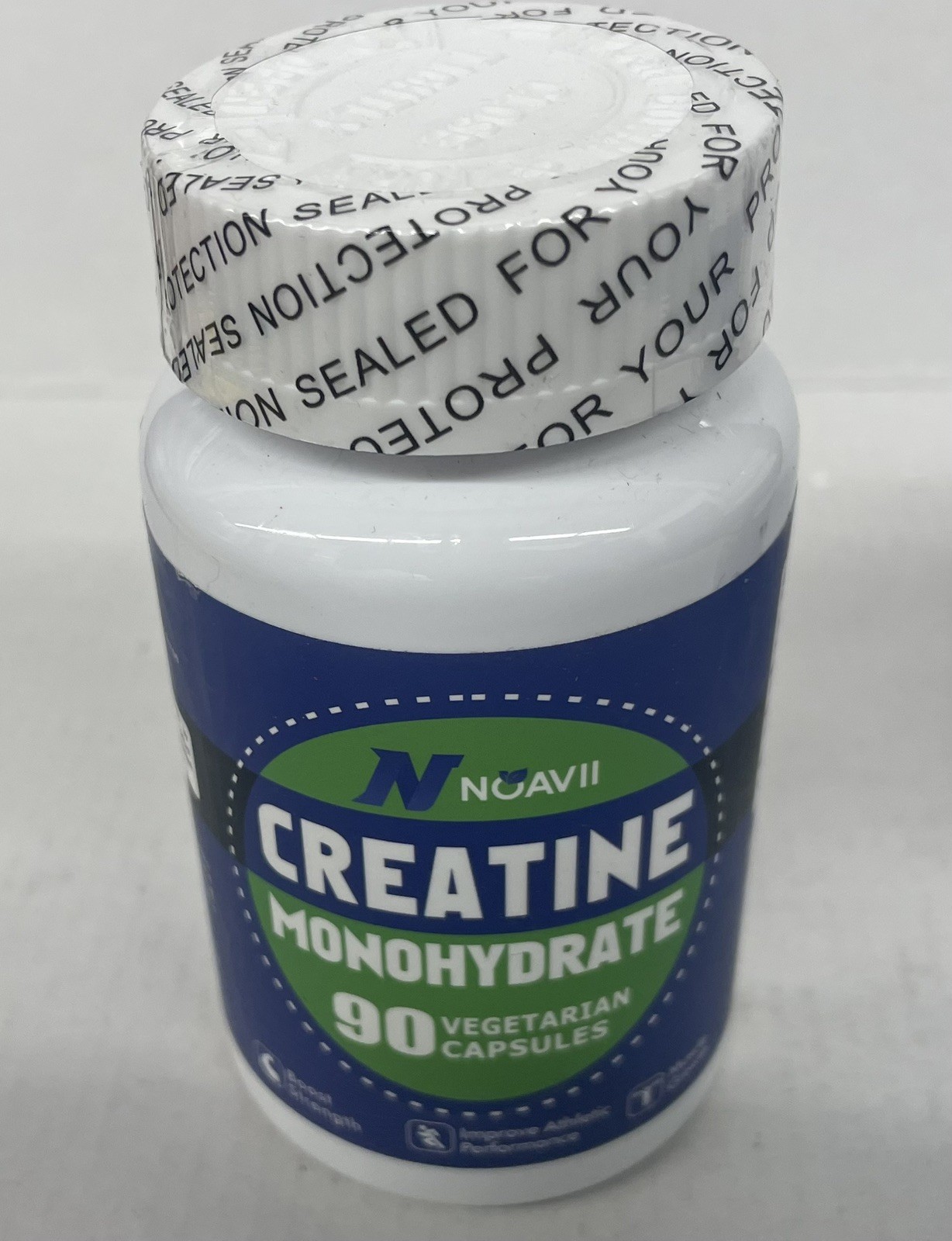NoavII Creatine Monohydrate Muscle Gain 90 Capsules Exp. 07/2026