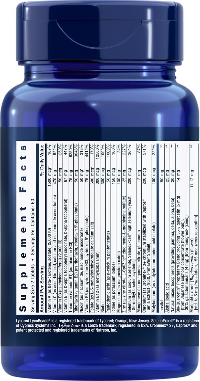 Boost Health with Two-Per-Day Multivitamin | 120 Tablets – Non-GMO & Gluten-Free