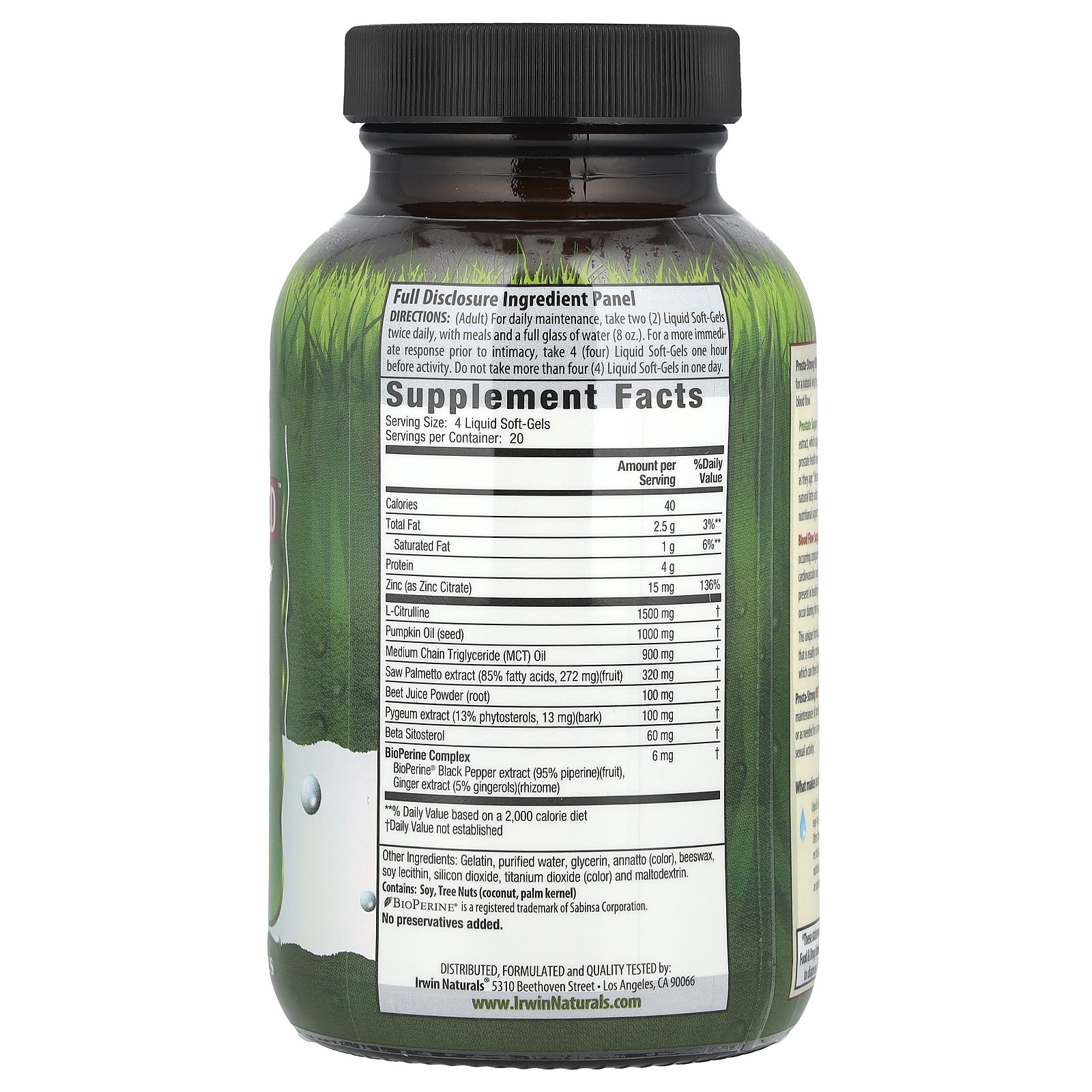 Prosta-Strong RED, 80 Liquid Soft-Gels