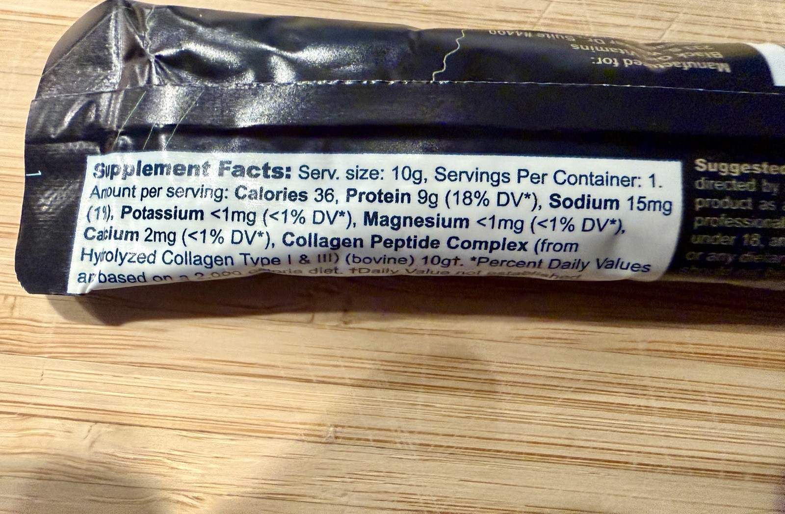 Black Girl Vitamins Collagen Stick Packs – Collagen Type I & III Supplement 4pc